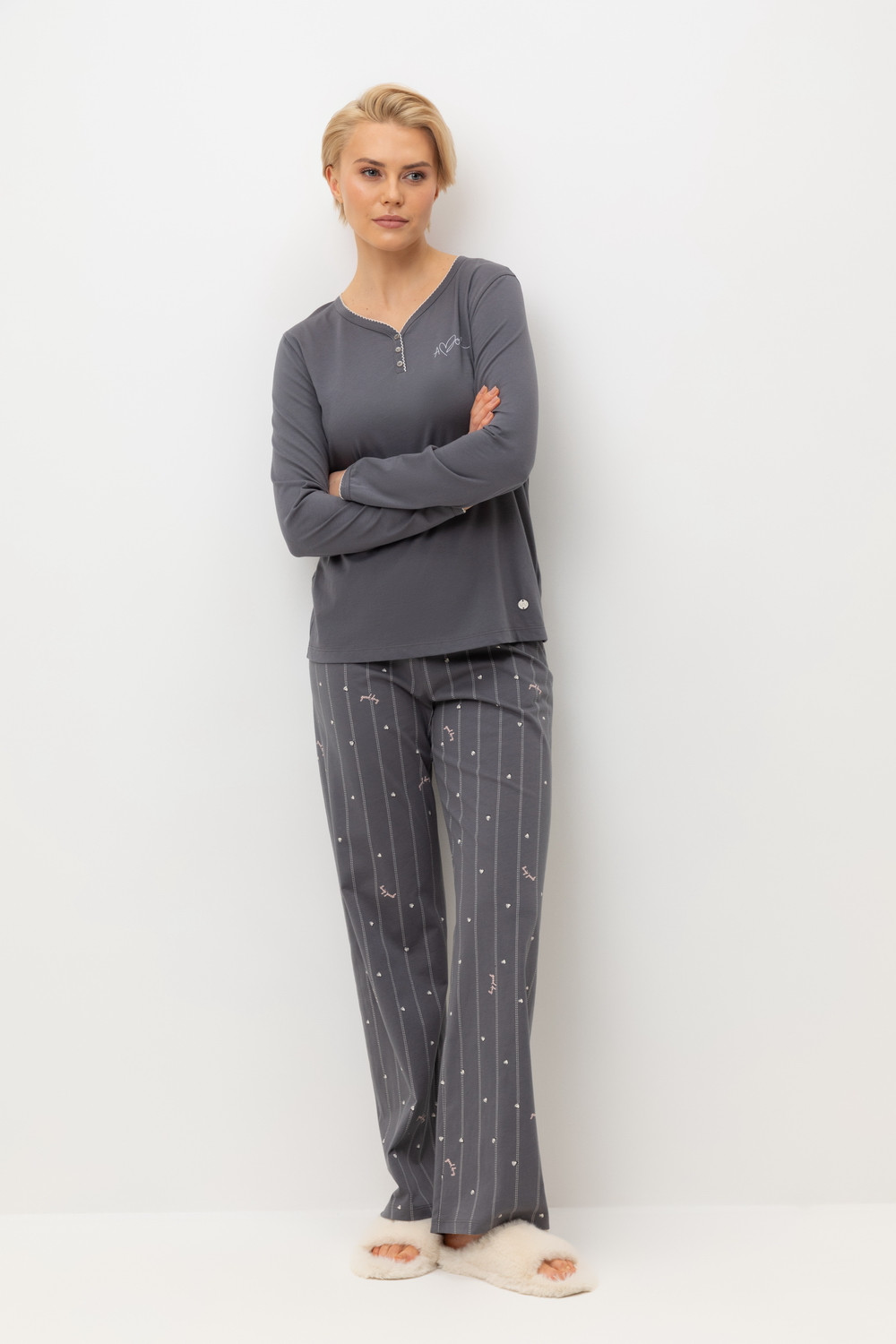 Комплекты для дома для мам, артикул: Е 20179, цвет: серый, фото 5