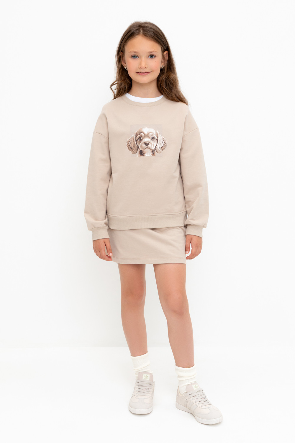 Юбка для девочки, артикул: КР 7141, цвет: бежевый, фото 5