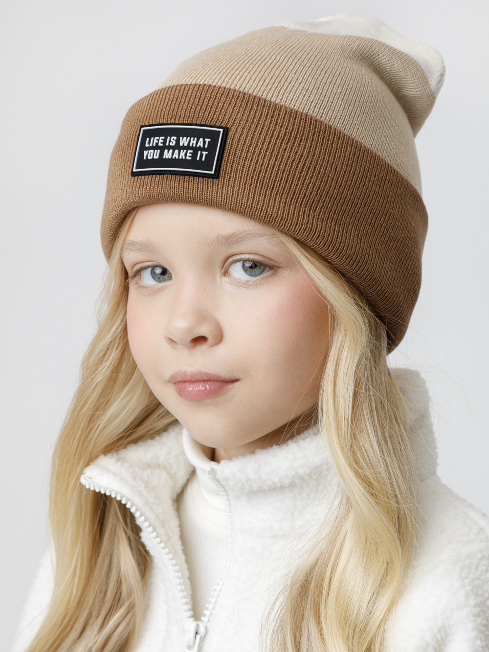 Шапка для девочки, артикул: КВ 20426, цвет: горчица, фото 5