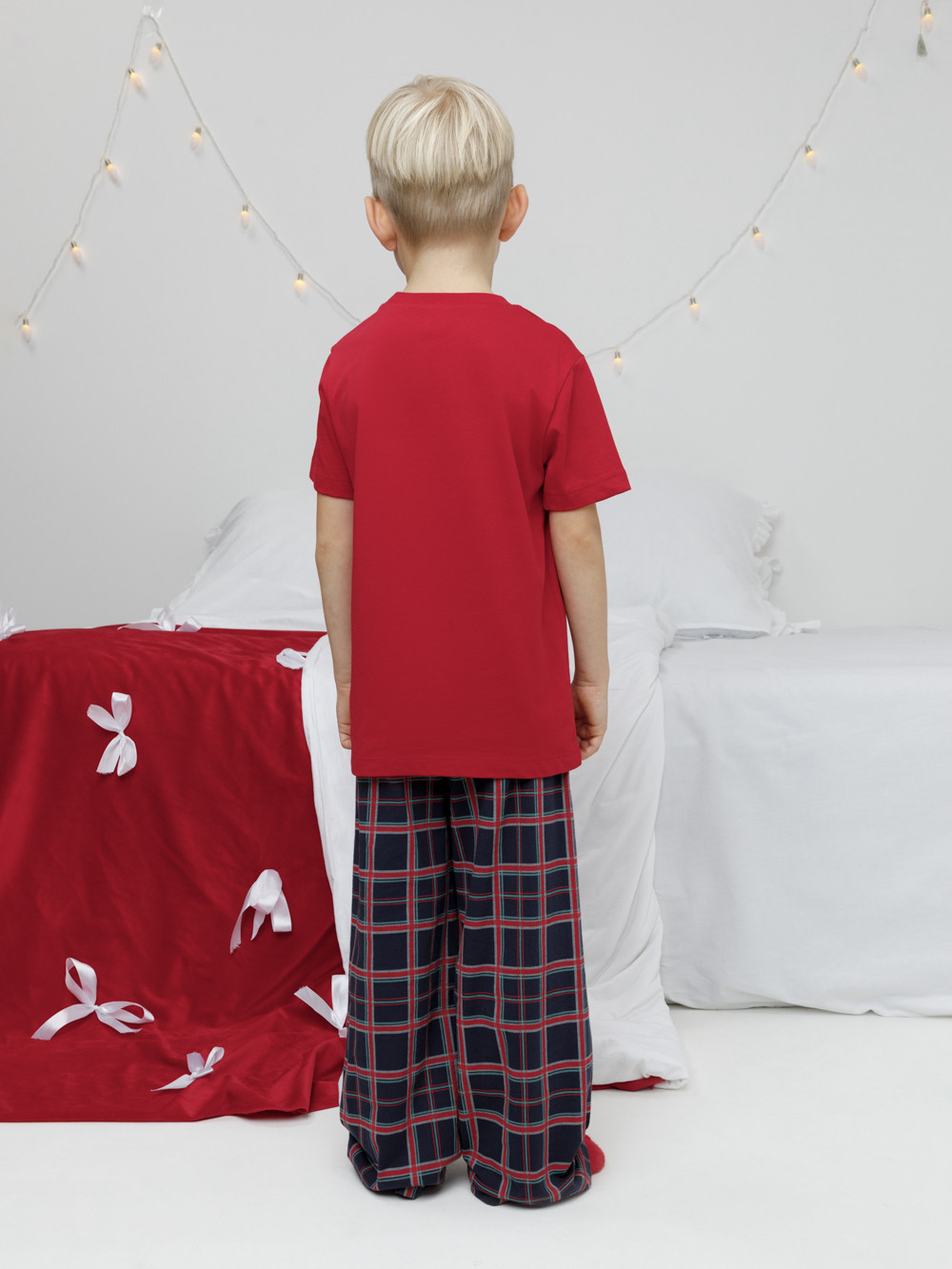 Пижама для мальчика, артикул: К 1599, цвет: красный, фото 5