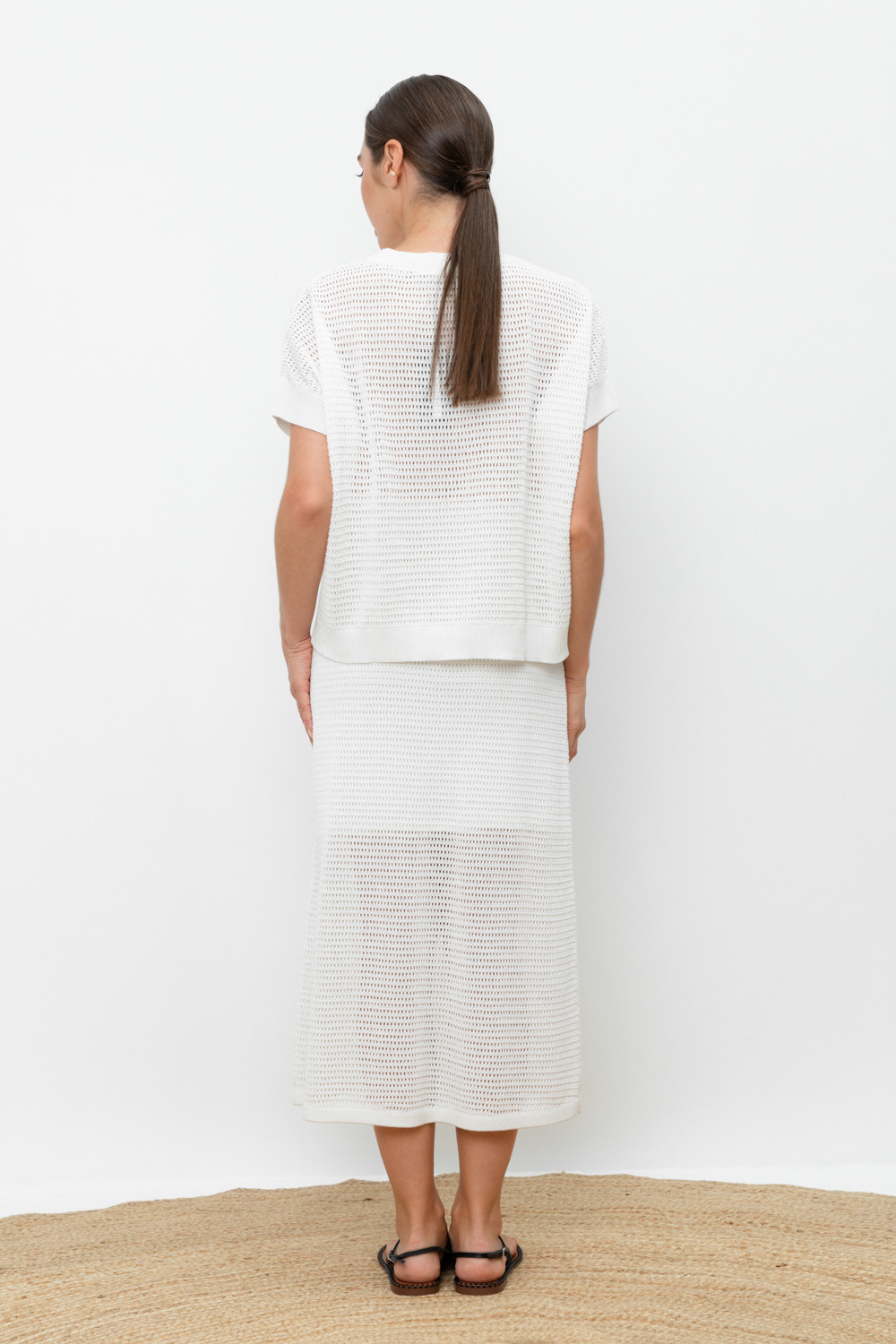 Юбки женские для мам, артикул: ЕВ 733, цвет: бежевый, фото 5