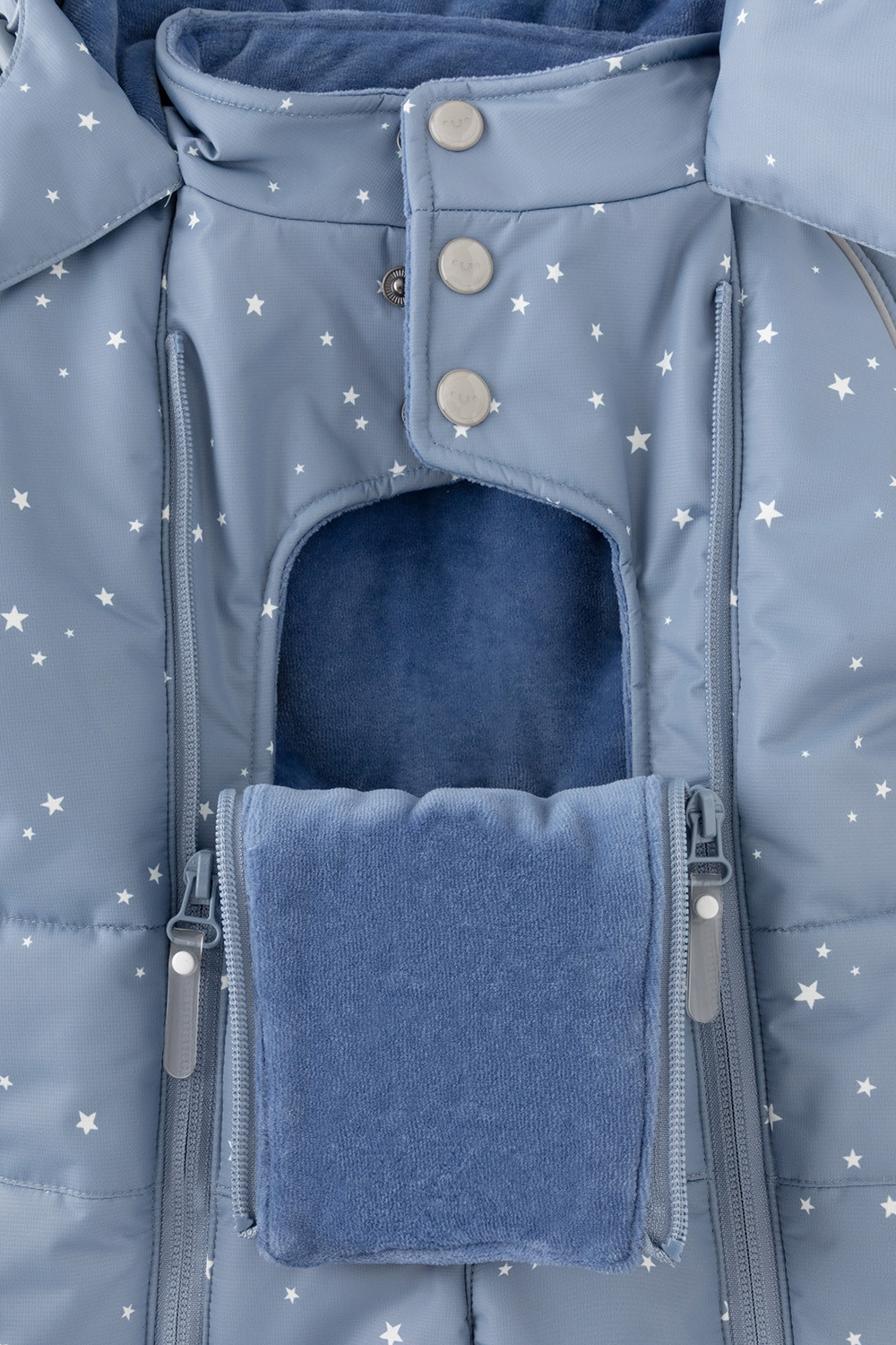 Комбинезоны утепленные для мальчика, артикул: ВК 60094/н/8 УЗГ, цвет: голубой, фото 5