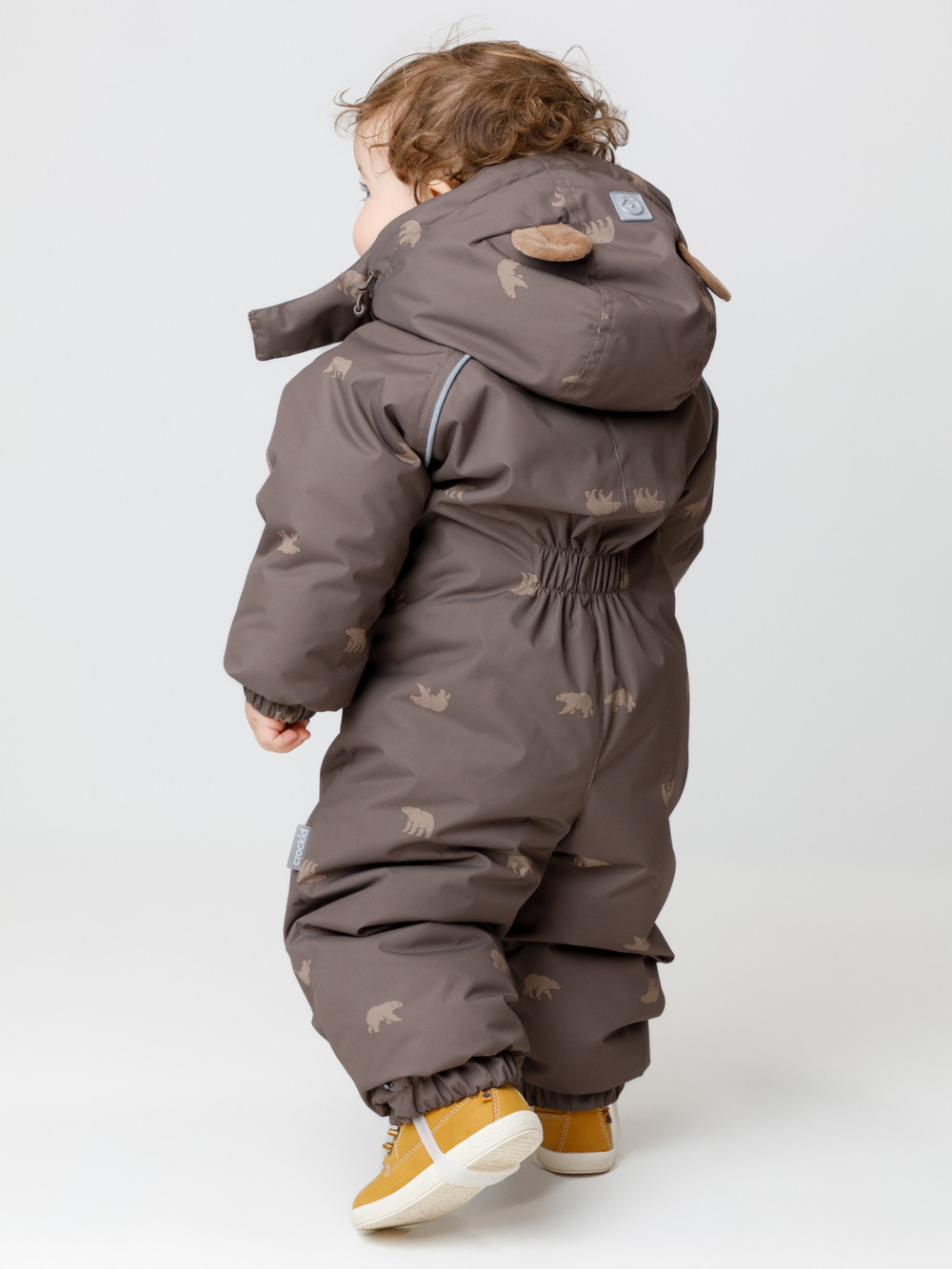 Комбинезоны утепленные для мальчика, артикул: ВК 60133/н/1 УЗГ, цвет: коричневый, фото 5