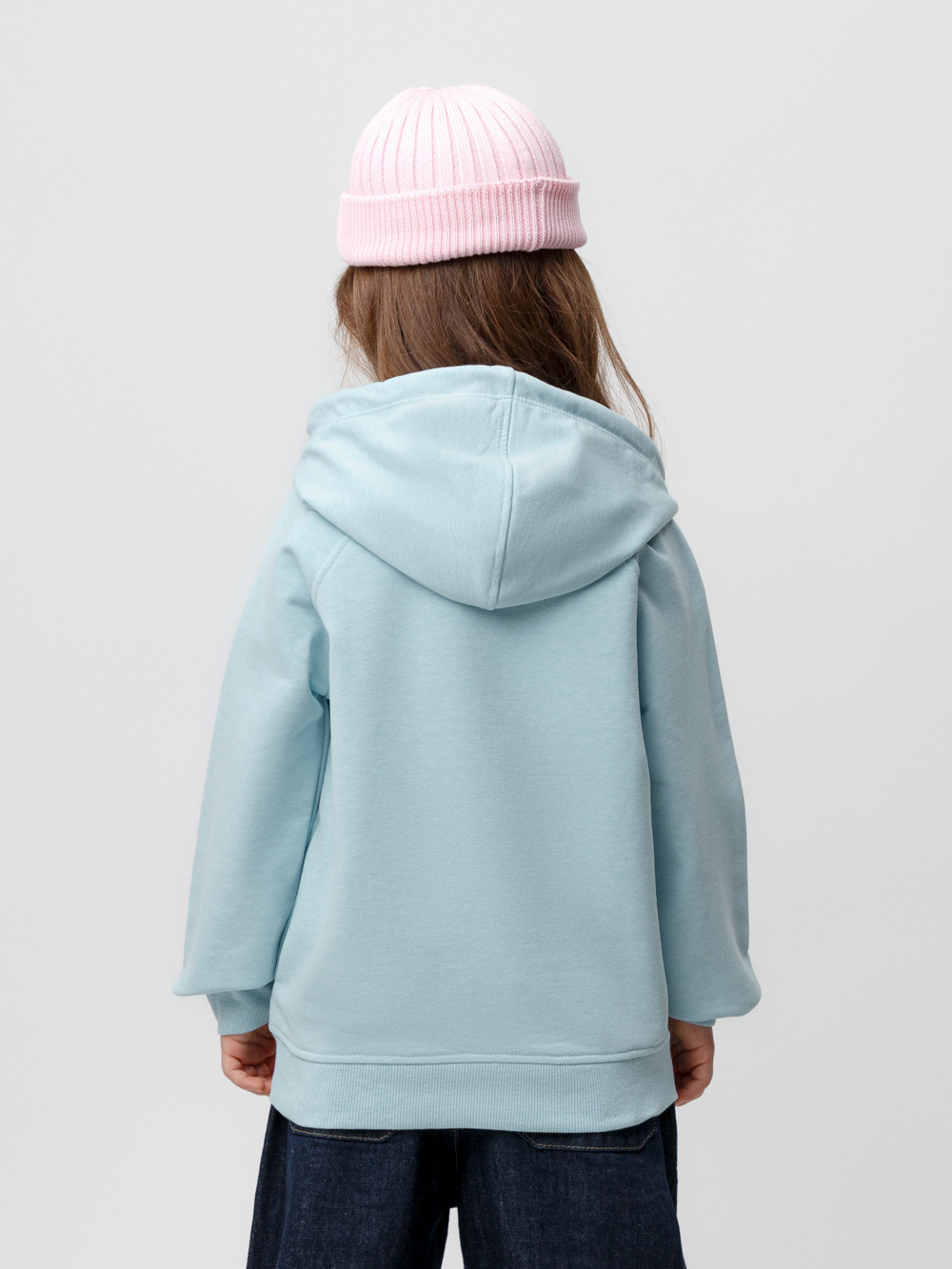Толстовка для девочки, артикул: К 302278, цвет: голубой, фото 5