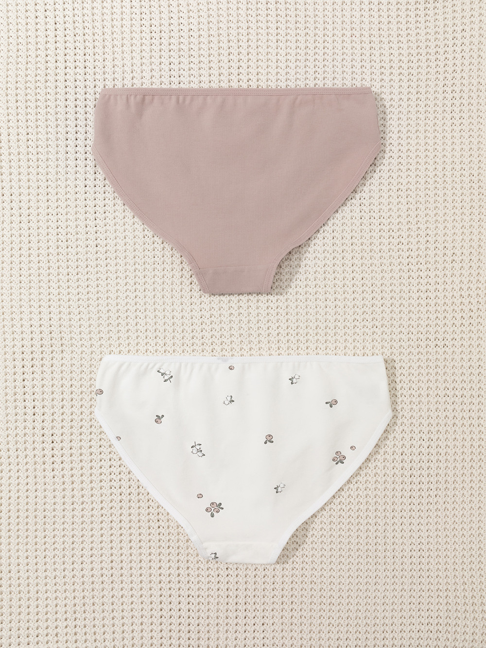 Трусы для девочки, артикул: К 1972-2уп, цвет: кофейный, фото 5