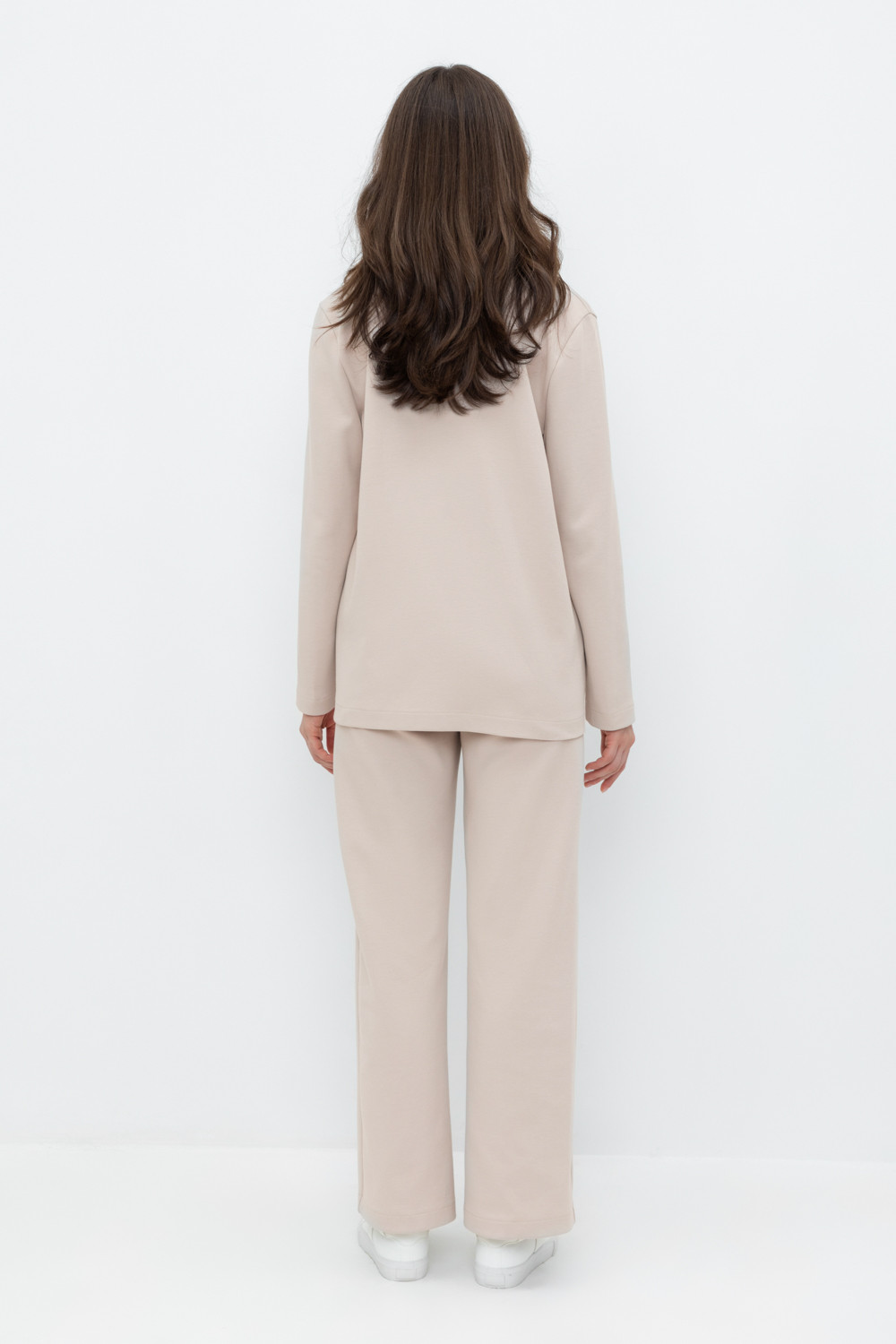 Брюки женские для мам, артикул: ЕВТ 4112, цвет: бежевый, фото 5