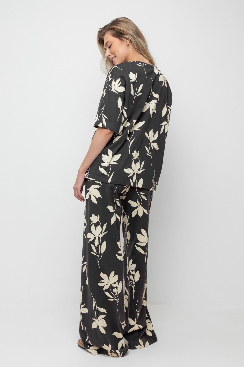 Брюки женские для мам, артикул: ЕВТ 4069, цвет: черный3, фото 5