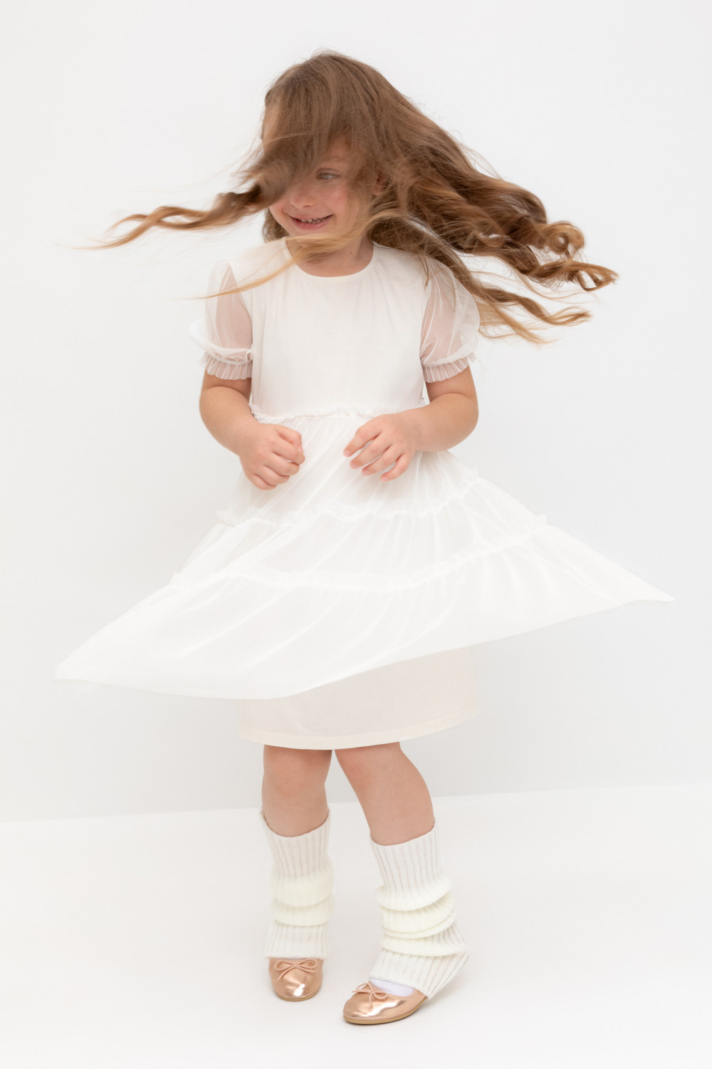 Платье для девочки, артикул: К 5909, цвет: светло-розовый, фото 5