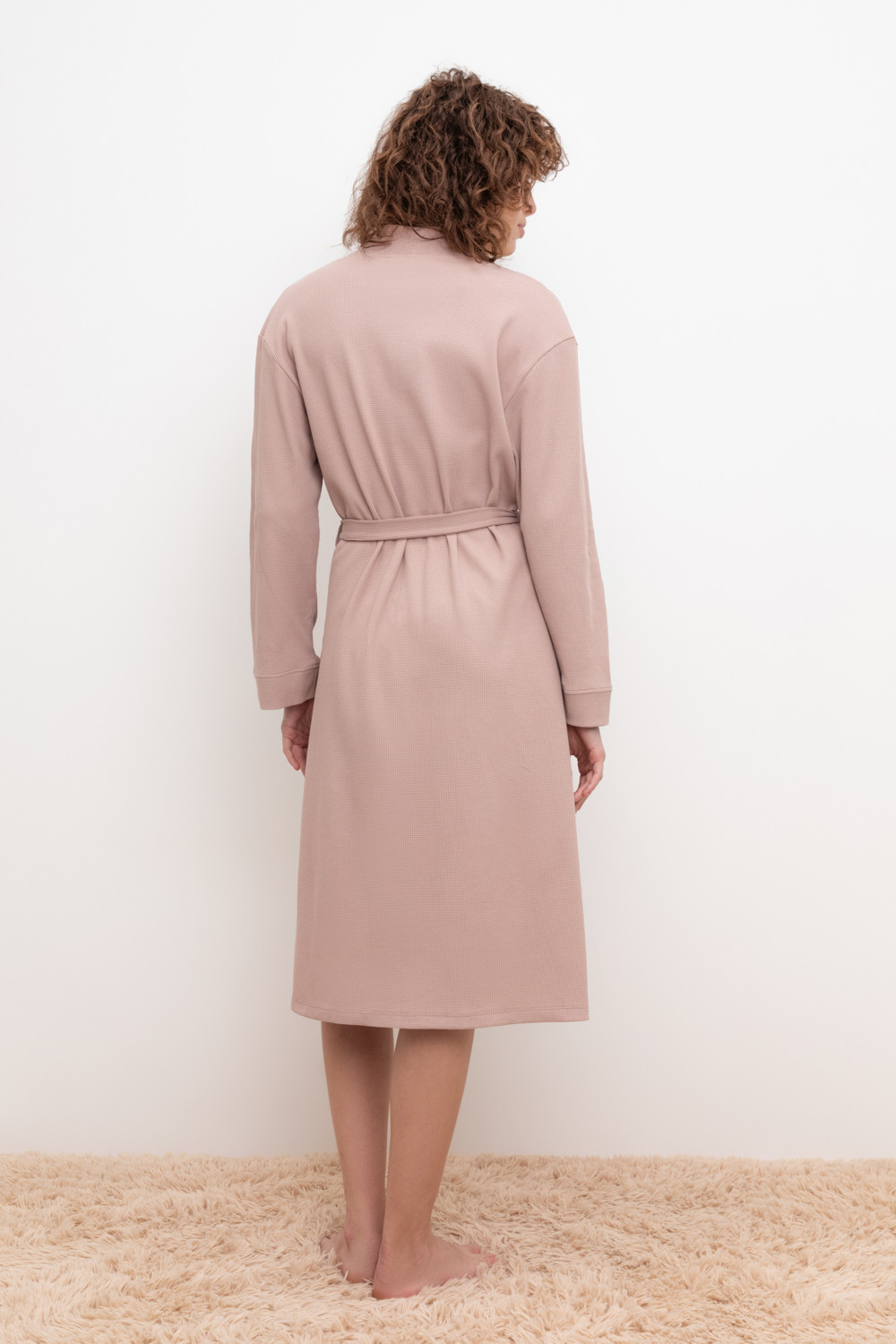 Халаты женские для мам, артикул: Е 50014/24, цвет: бежевый, фото 5