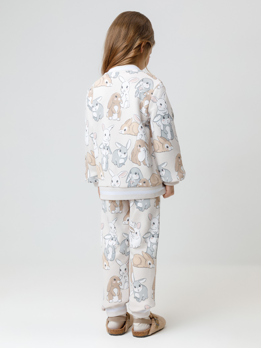 Брюки для девочки, артикул: КР 400885, цвет: бежевый, фото 5