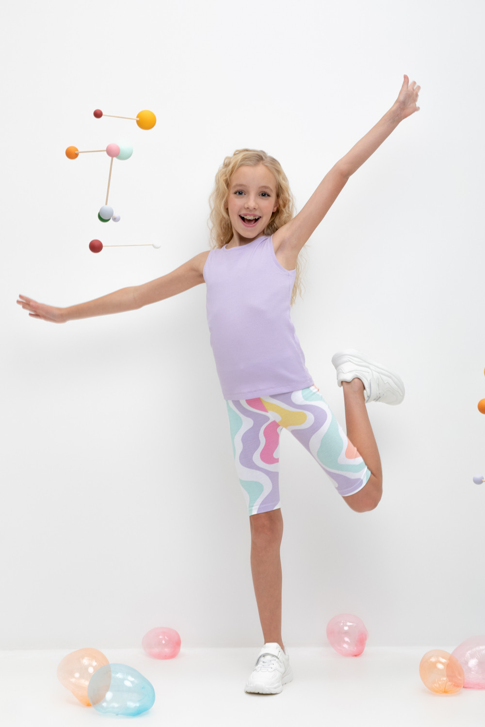 Футболка для девочки, артикул: КР 301698, цвет: фиолетовый, фото 5