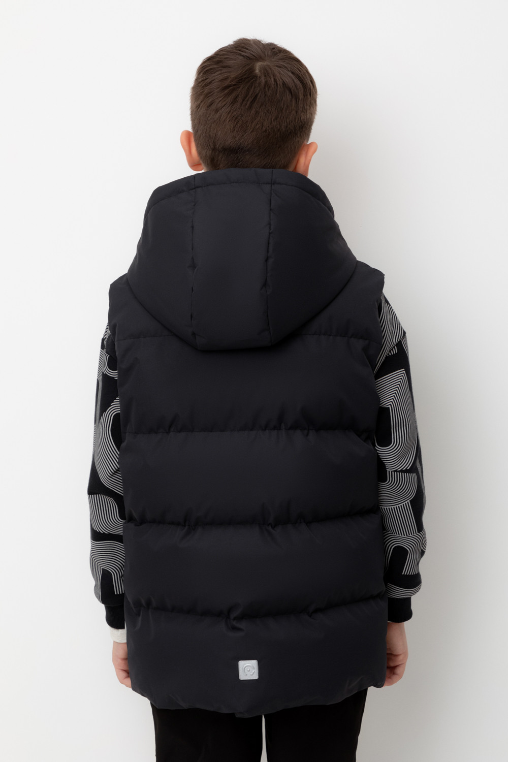 Жилеты для мальчика, артикул: ВК 35018/6 ГР (98-128), цвет: темно-серый, фото 5