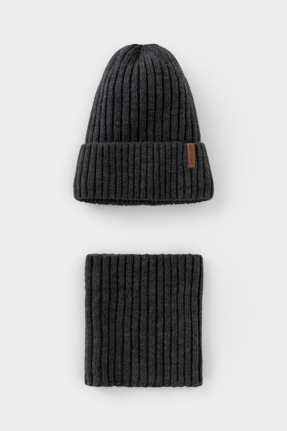 Комплект вязаный для мальчика, артикул: КВ 22015/25ш, цвет: серый, фото 5