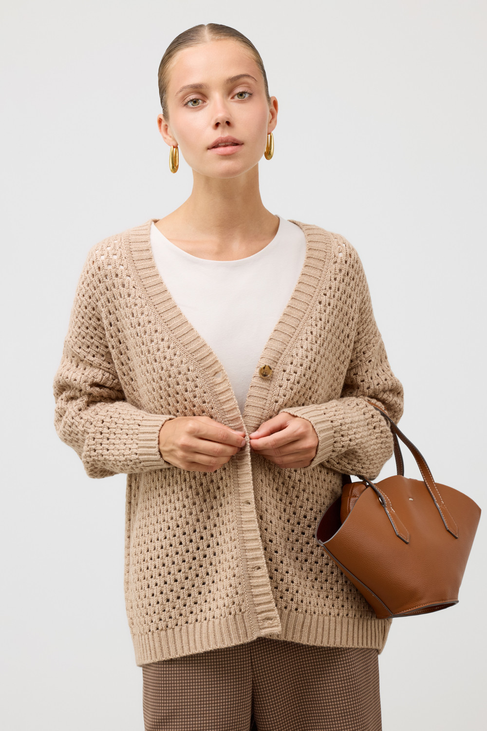 Жакеты, куртки женские для мам, артикул: ЕВ 30229/ш, цвет: бежевый, фото 5