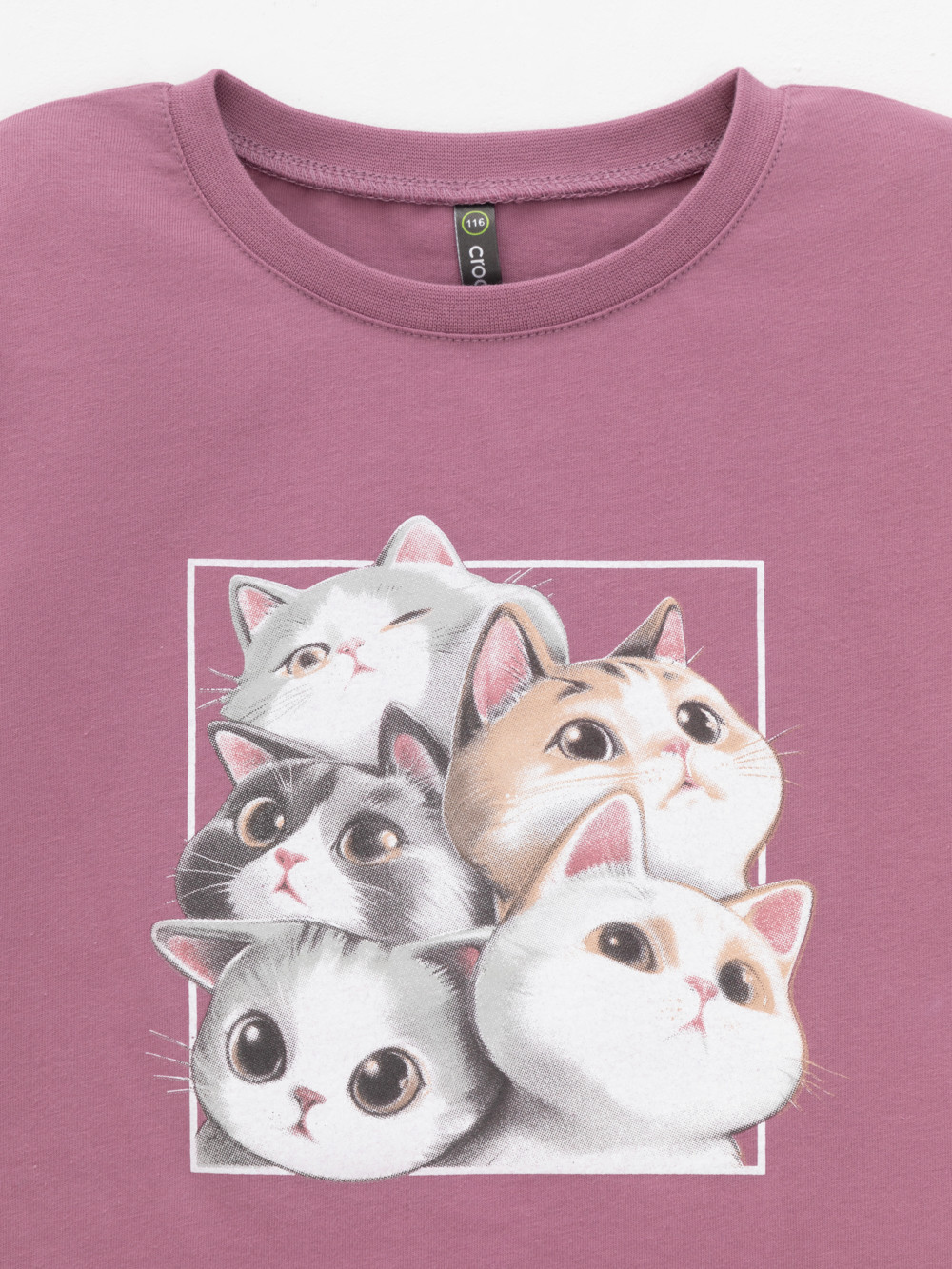 Футболка для девочки, артикул: КР 302828, цвет: бордовый, фото 5