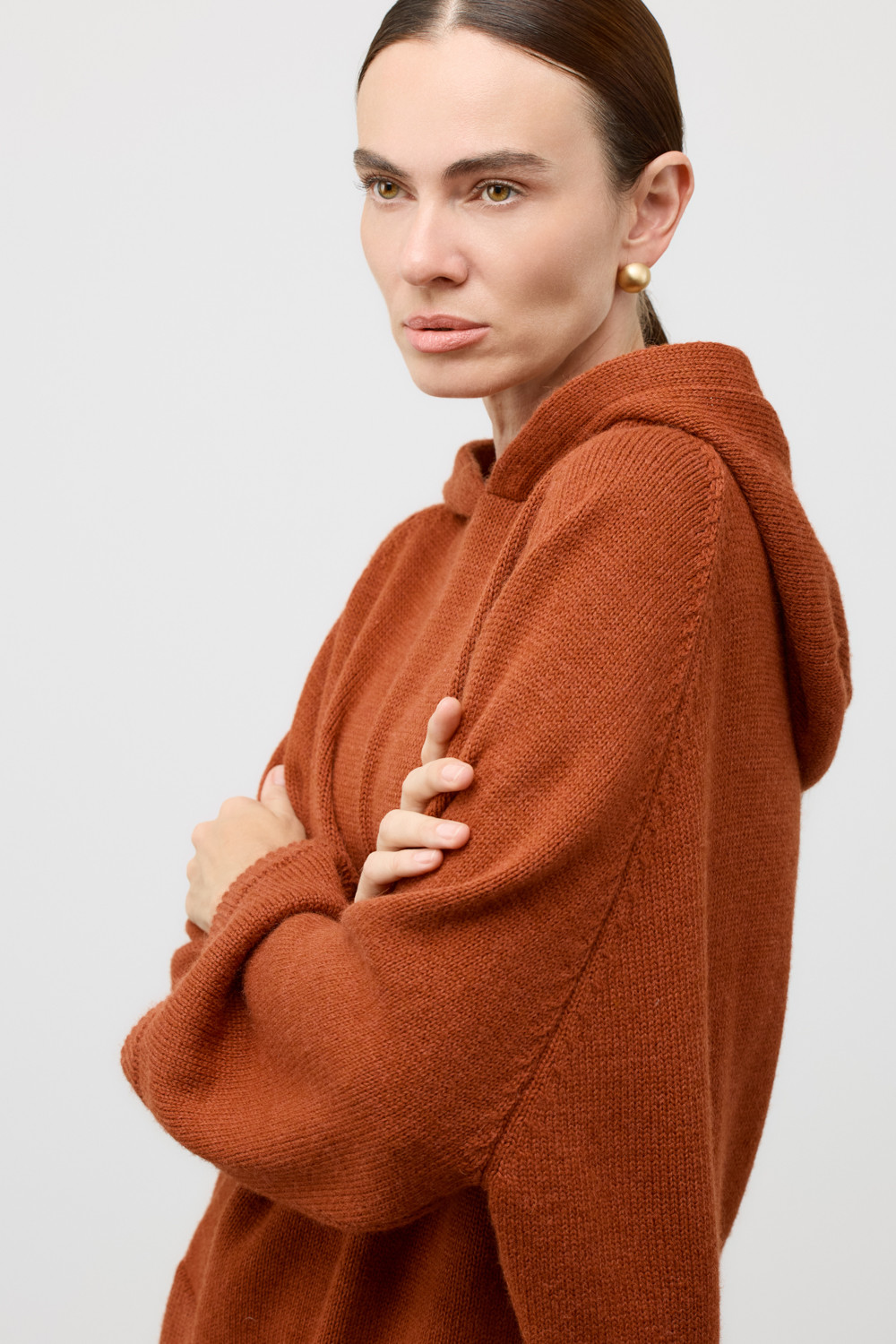 Джемперы женские для мам, артикул: ЕВ 30256/ш, цвет: оранжевый, фото 5