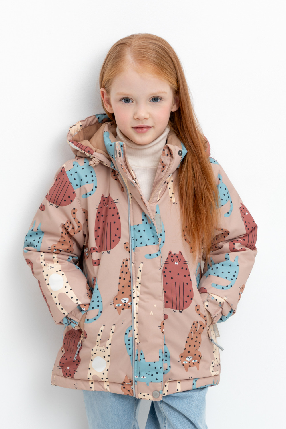 Куртка для девочки, артикул: ВК 38095/н/2 Ал, цвет: розовый, фото 5