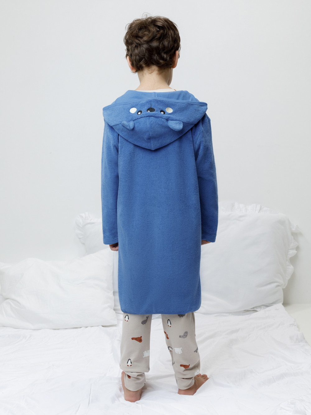 Халат для мальчика, артикул: К 5801, цвет: синий, фото 5