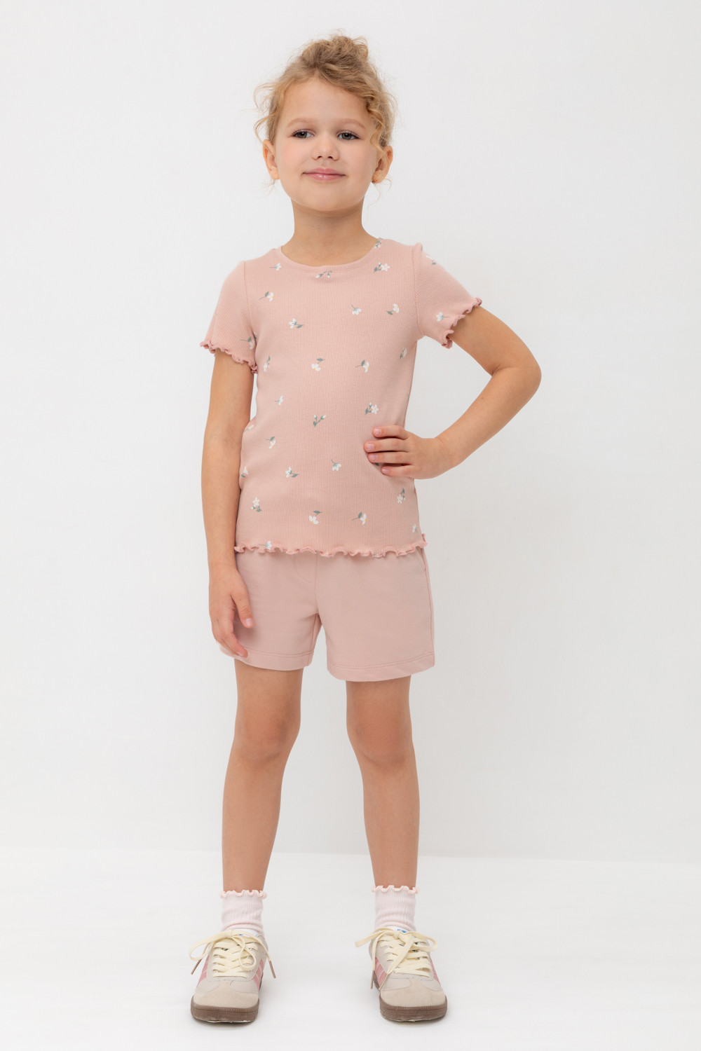 Шорты для девочки, артикул: КР 400417, цвет: розовый, фото 5