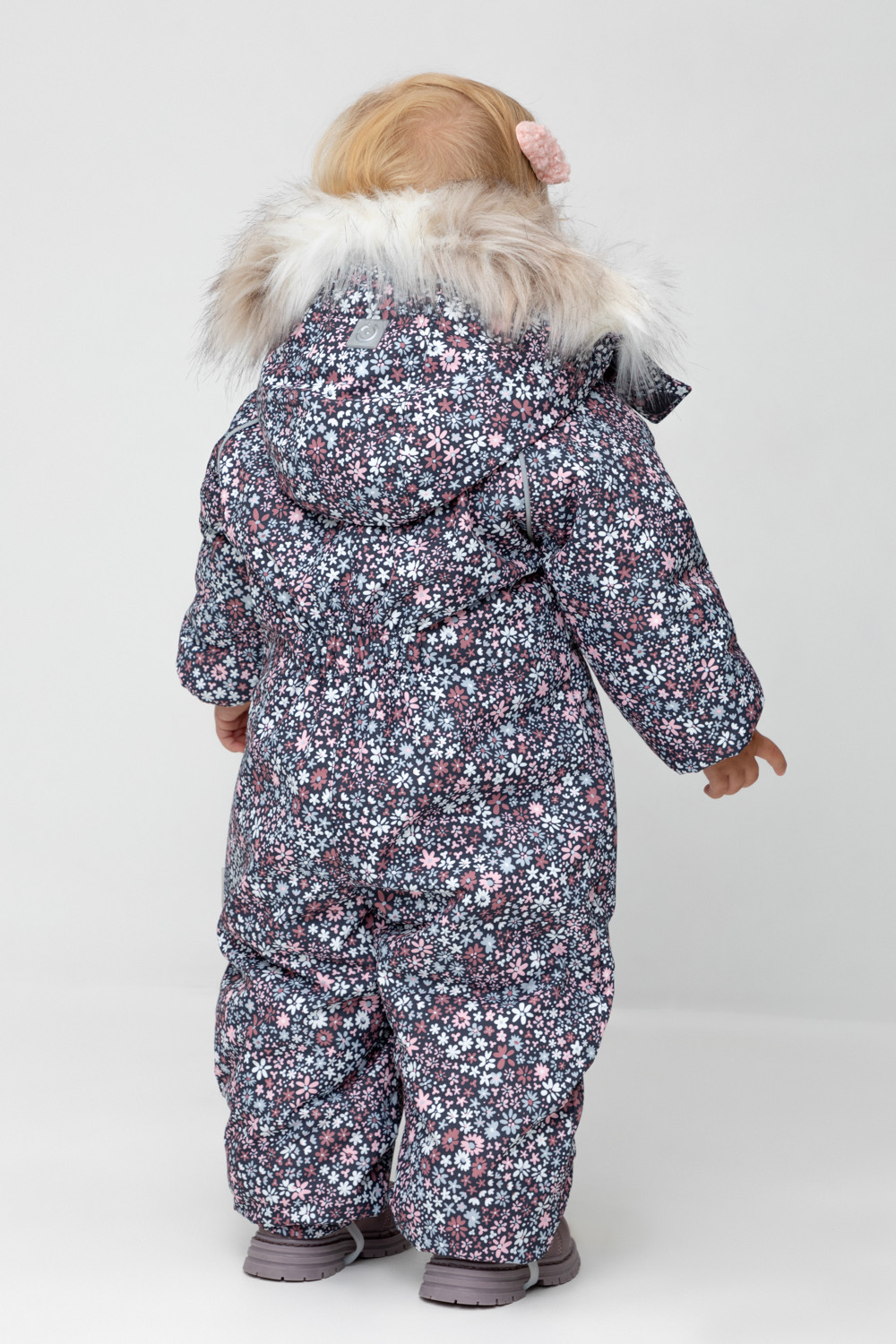 Комбинезоны утепленные для девочки, артикул: ВК 60116/н/1 Ал, цвет: синий, фото 5