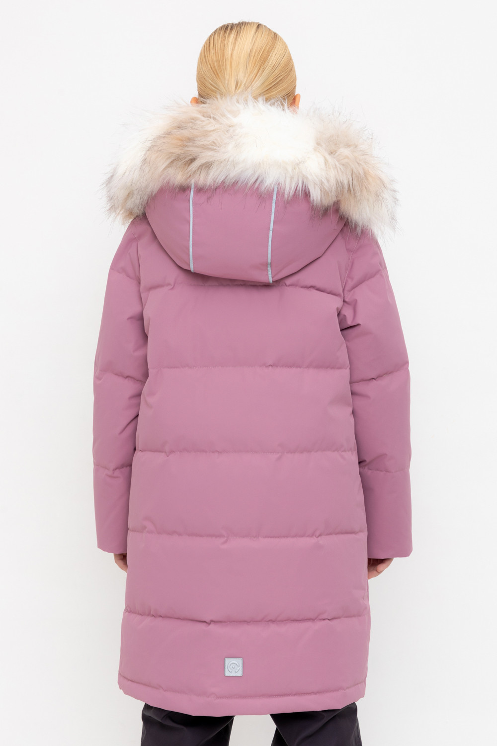 Пальто для девочки, артикул: ВК 34069/1 УЗГ, цвет: фиолетовый, фото 5