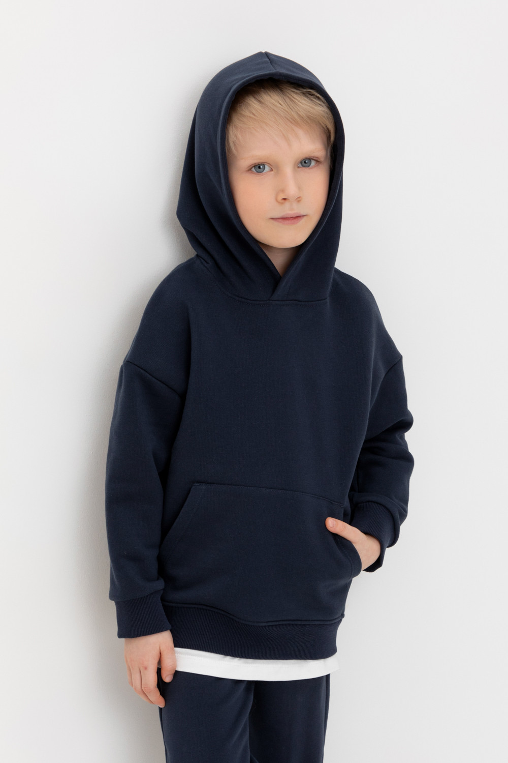 Толстовки для мальчика, артикул: КР 302585, цвет: темно-синий, фото 5