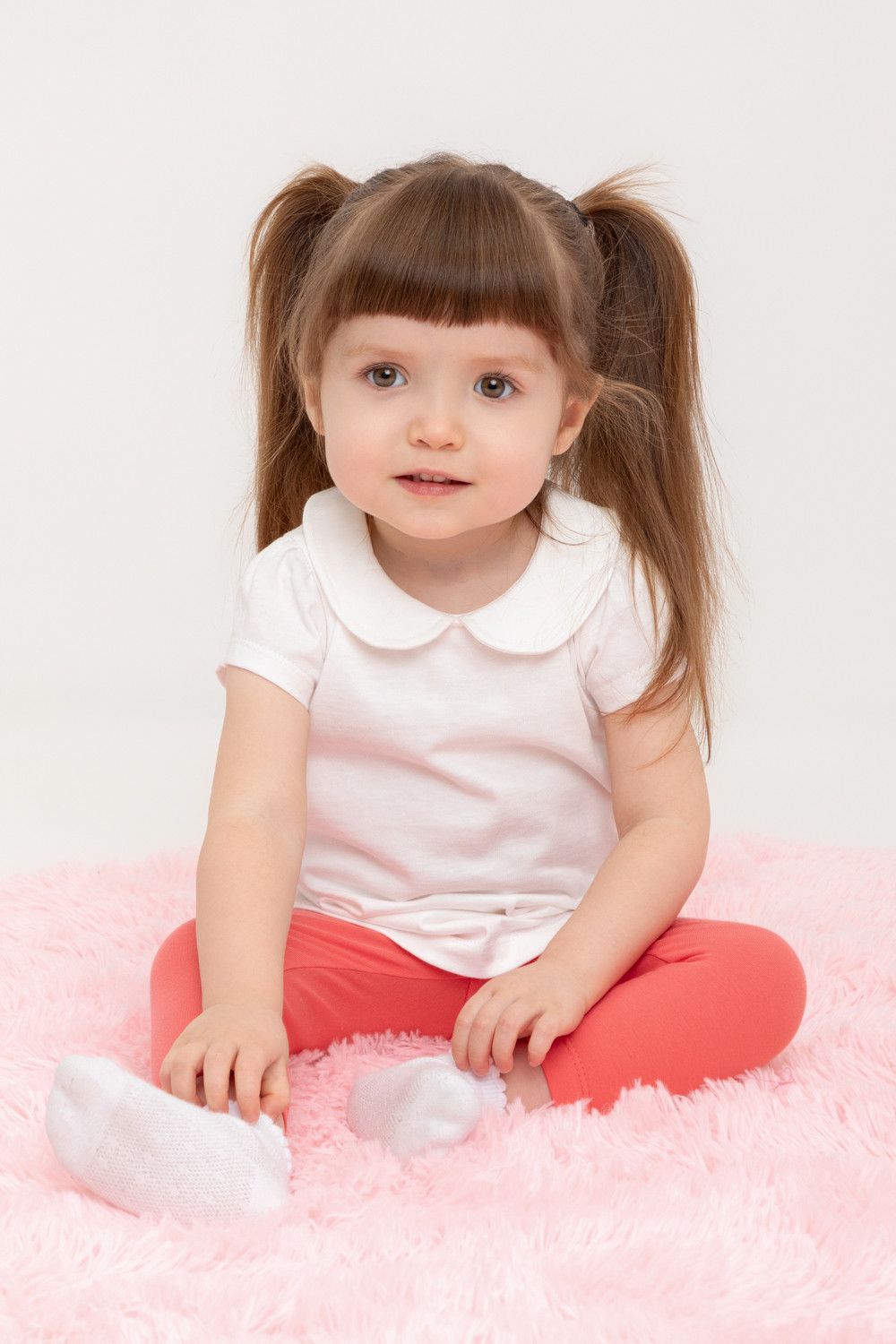 Бриджи для девочки, артикул: КП 4321, цвет: красный, фото 5