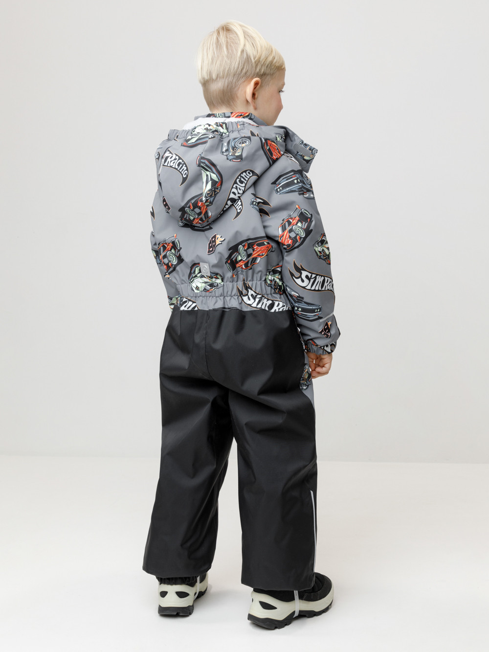 Комбинезоны утепленные для мальчика, артикул: ВК 60111/н/8 УЗГ, цвет: серый, фото 5