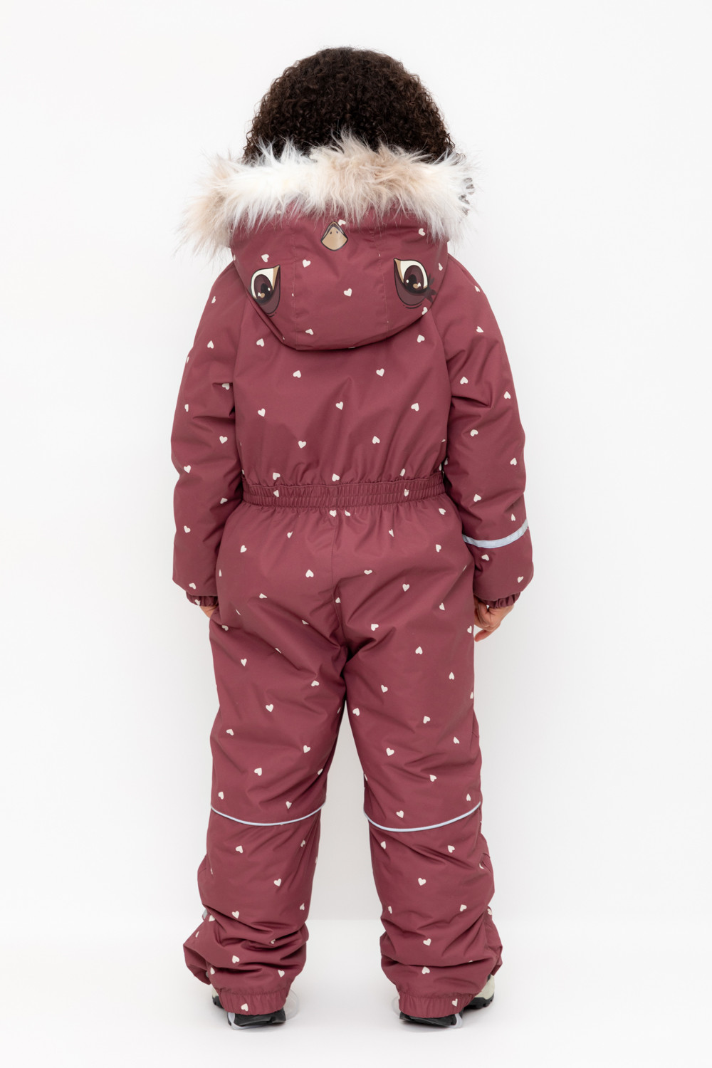 Комбинезоны утепленные для девочки, артикул: ВК 60096/н/1 ГР, цвет: бордовый, фото 5