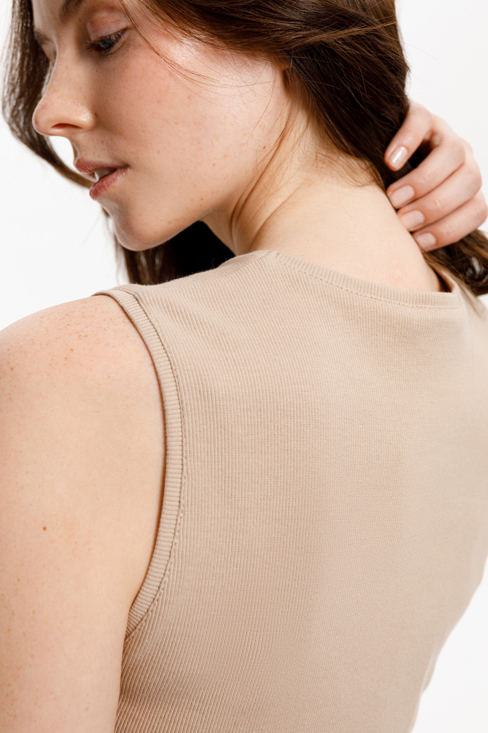 Майки женские для мам, артикул: ЕВТ 3037/25, цвет: бежевый, фото 5