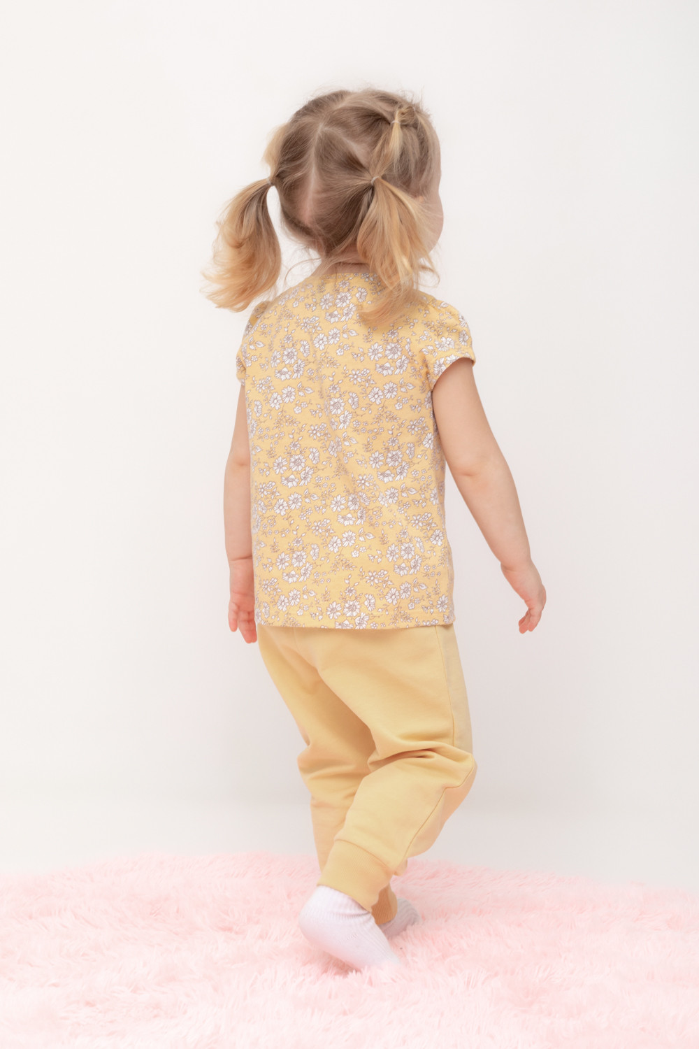 Брюки для девочки, артикул: КР 400687, цвет: желтый, фото 5