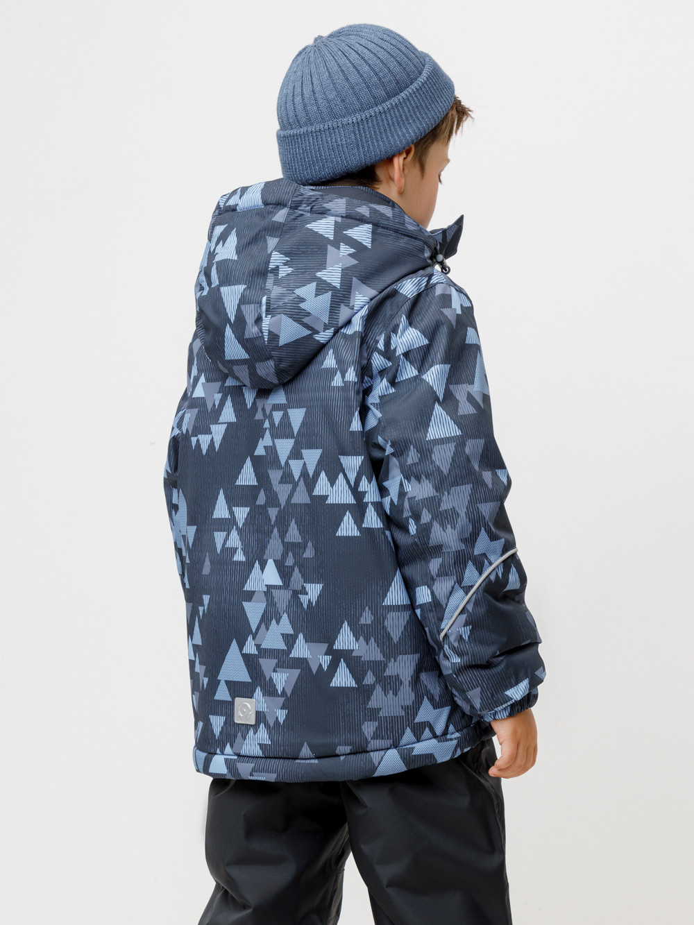 Куртки для мальчика, артикул: ВК 36102/н/4 ГР ( 92-122), цвет: темно-синий, фото 4