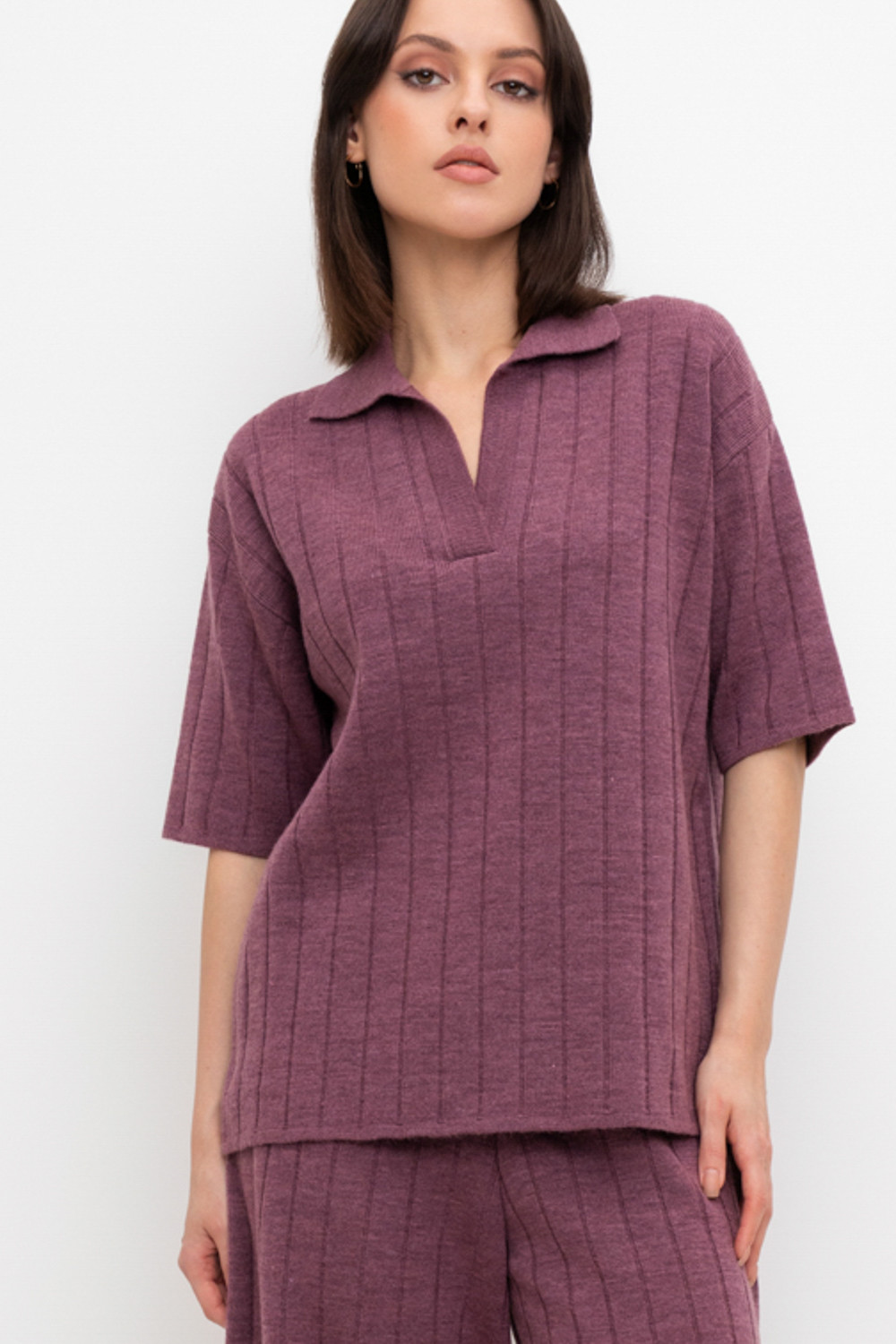 Джемперы женские для мам, артикул: ЕВ 30175/ш, цвет: бордовый, фото 5