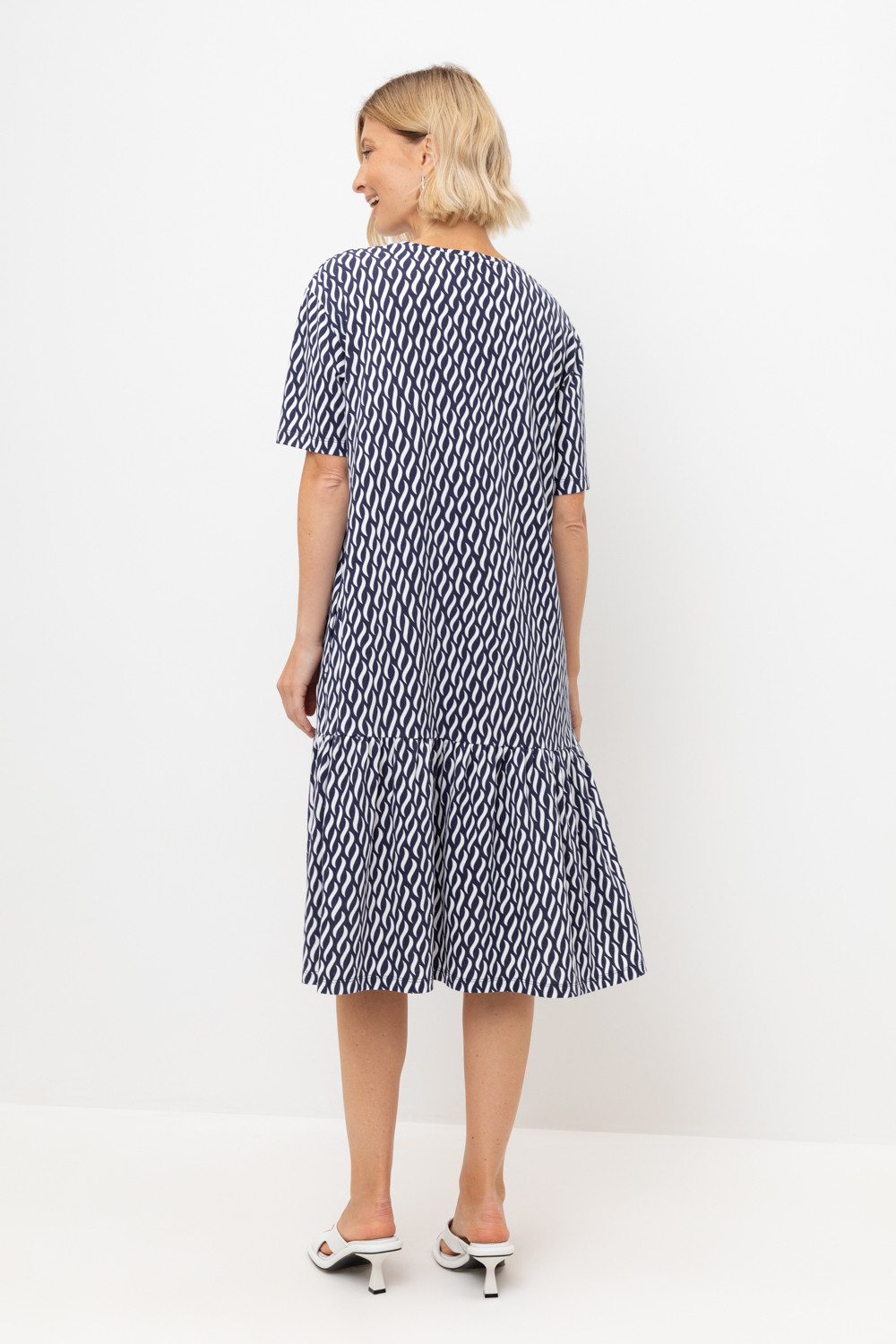 Платья женские для мам, артикул: ЕВТ 5066, цвет: синий, фото 5