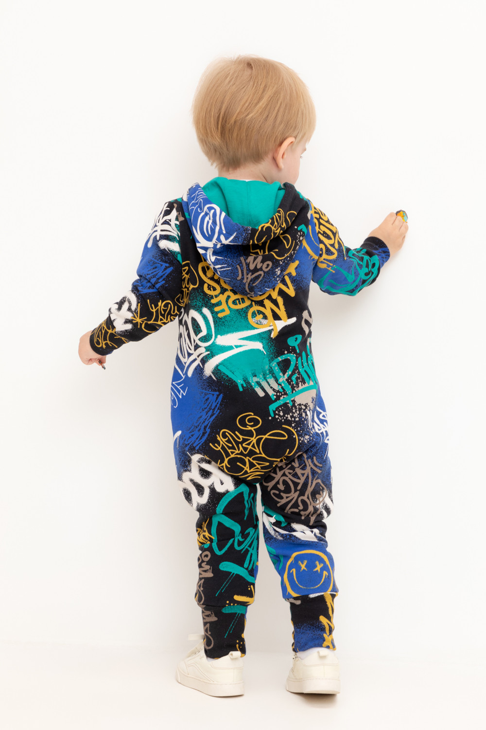 Комбинезон для мальчика, артикул: КР 6530, цвет: черный3, фото 5