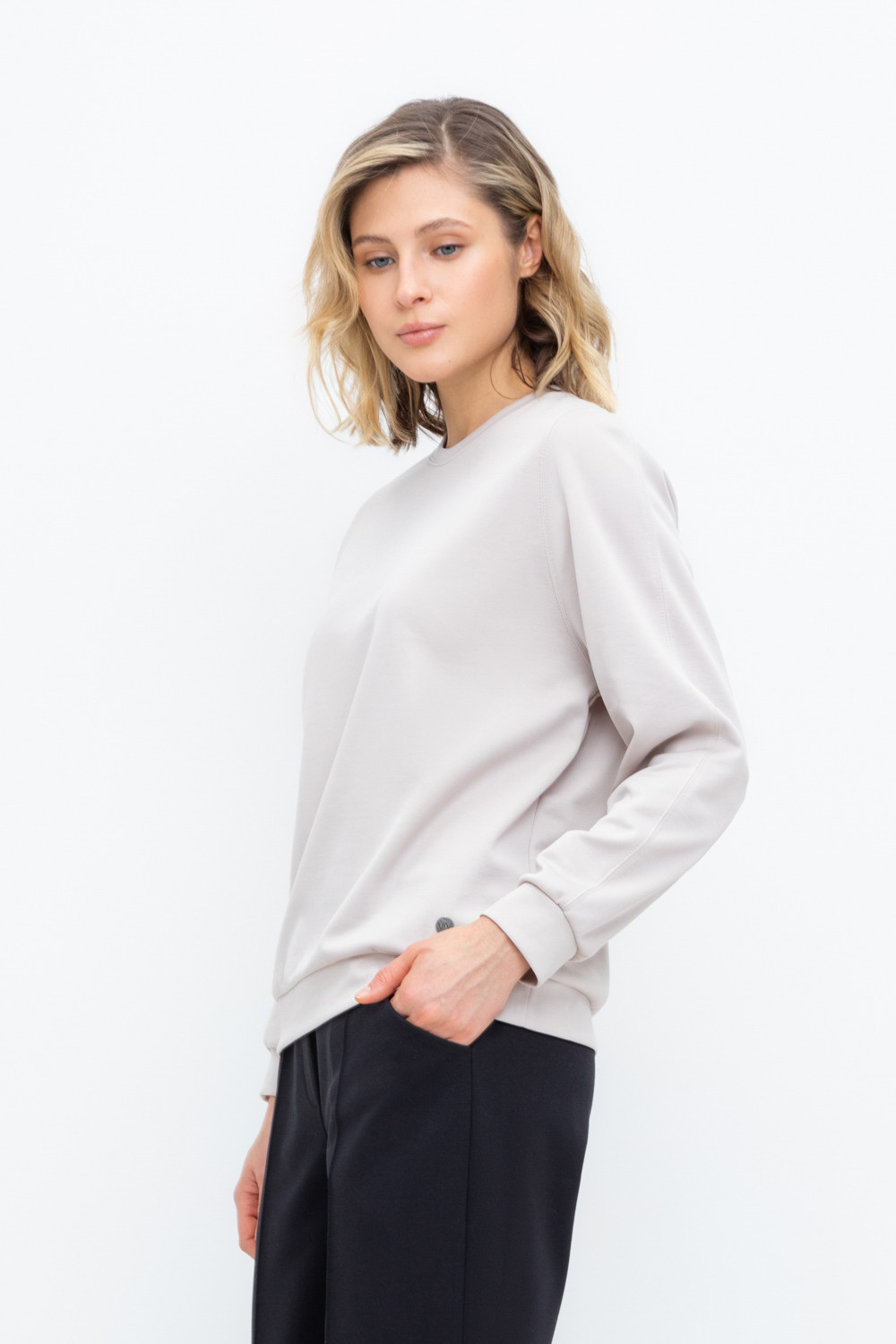 Джемперы женские для мам, артикул: ЕВТ 3244, цвет: бежевый, фото 5