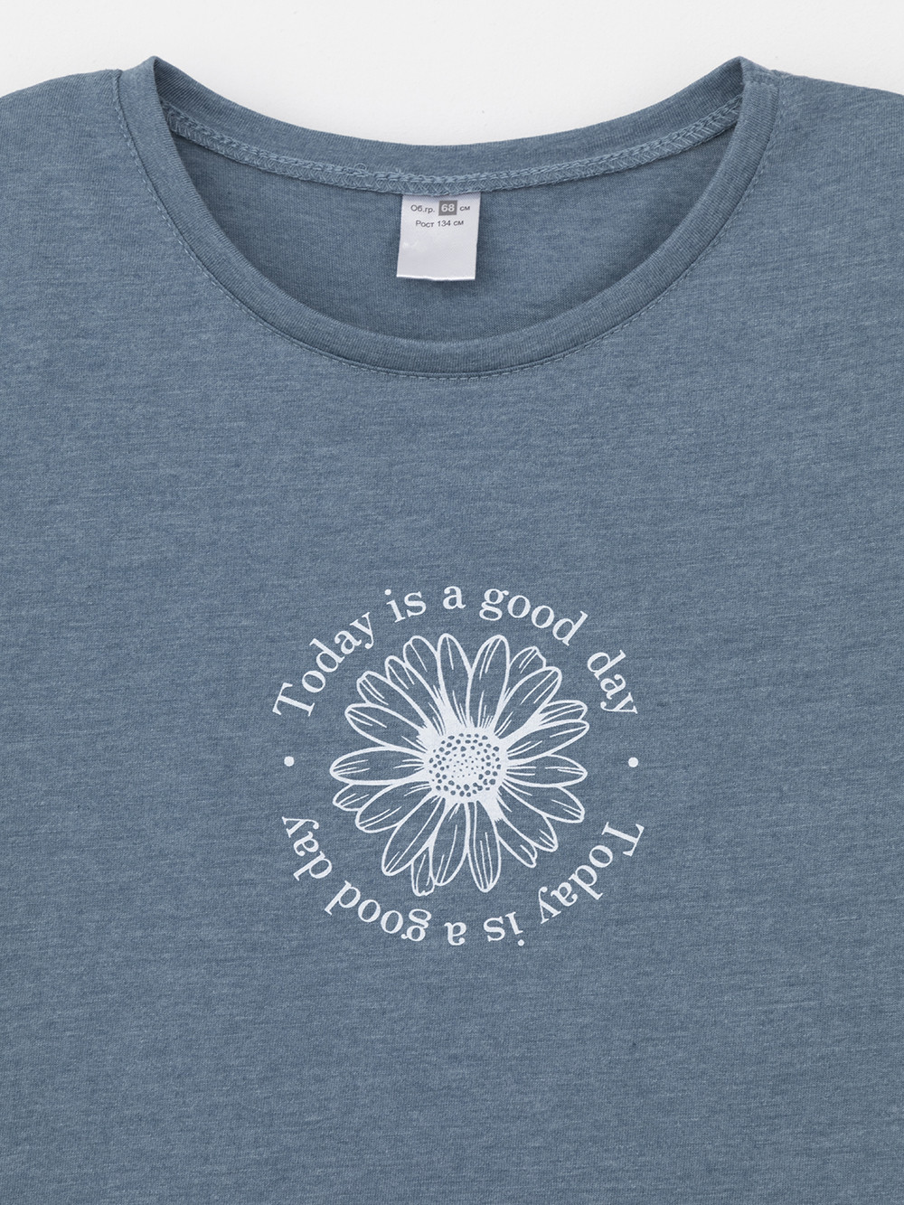 Футболка для девочки, артикул: КП 302763/1, цвет: голубой, фото 5