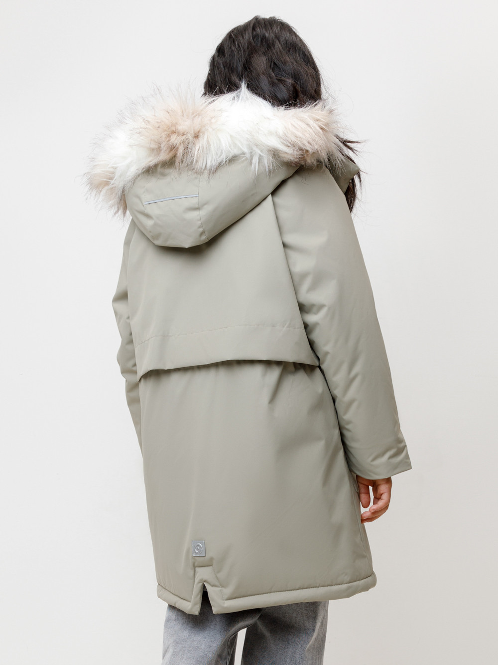 Куртка для девочки, артикул: ВК 38116/1 ГР, цвет: хаки, фото 4