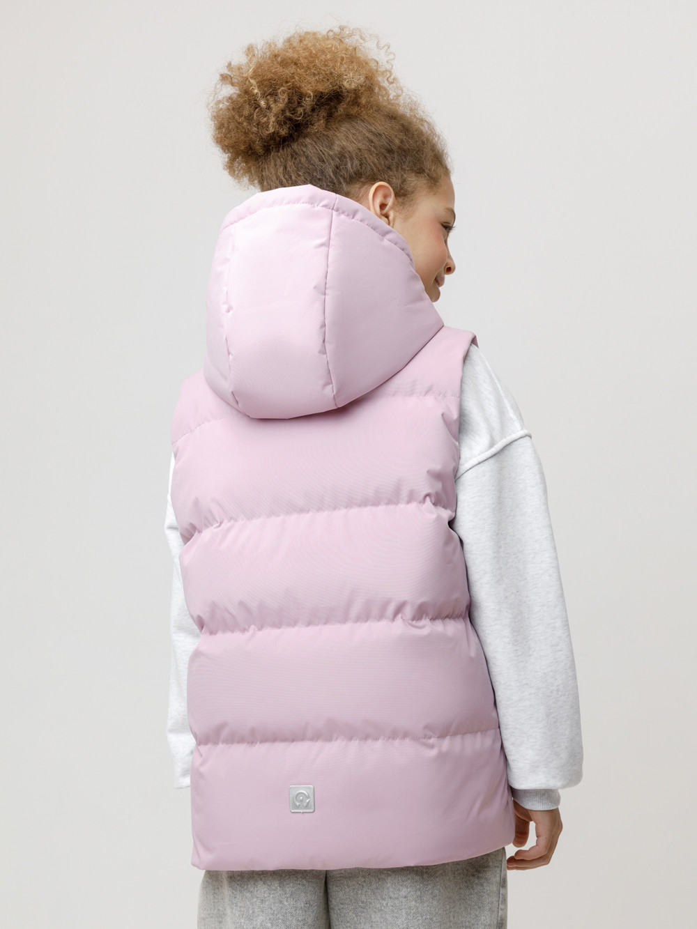 Жилет для девочки, артикул: ВК 35022/2 ГР (98-128), цвет: фиолетовый, фото 5