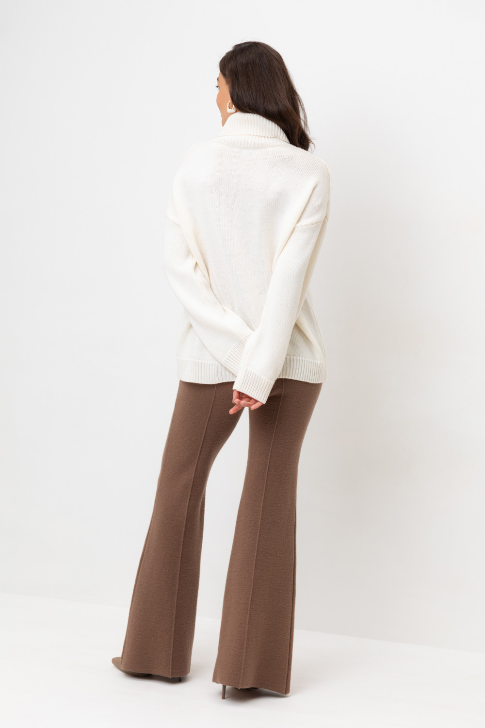 Брюки женские для мам, артикул: ЕВ 408/ш, цвет: бежевый, фото 5