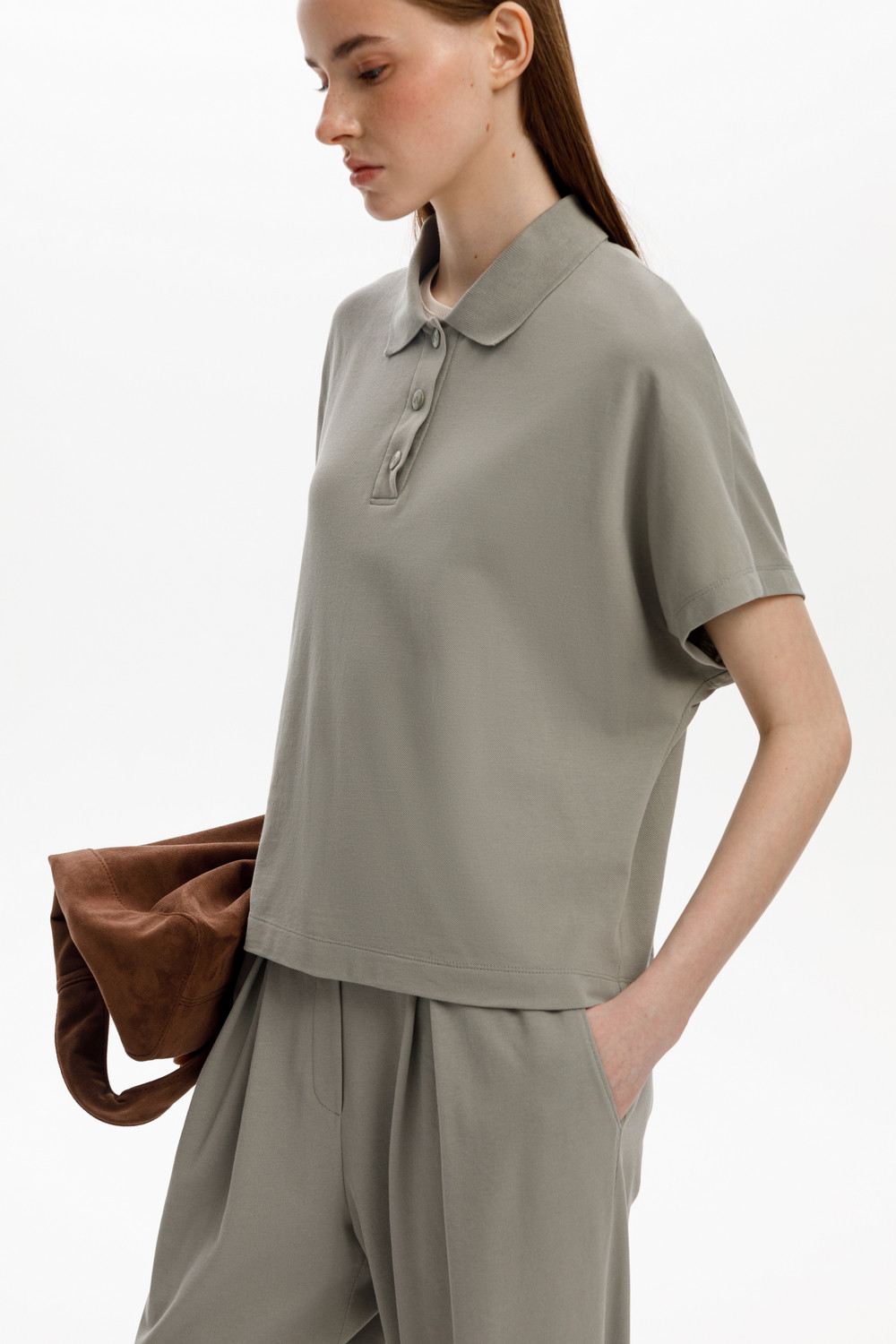 Джемперы женские для мам, артикул: ЕВТ 3288, цвет: зеленый, фото 5