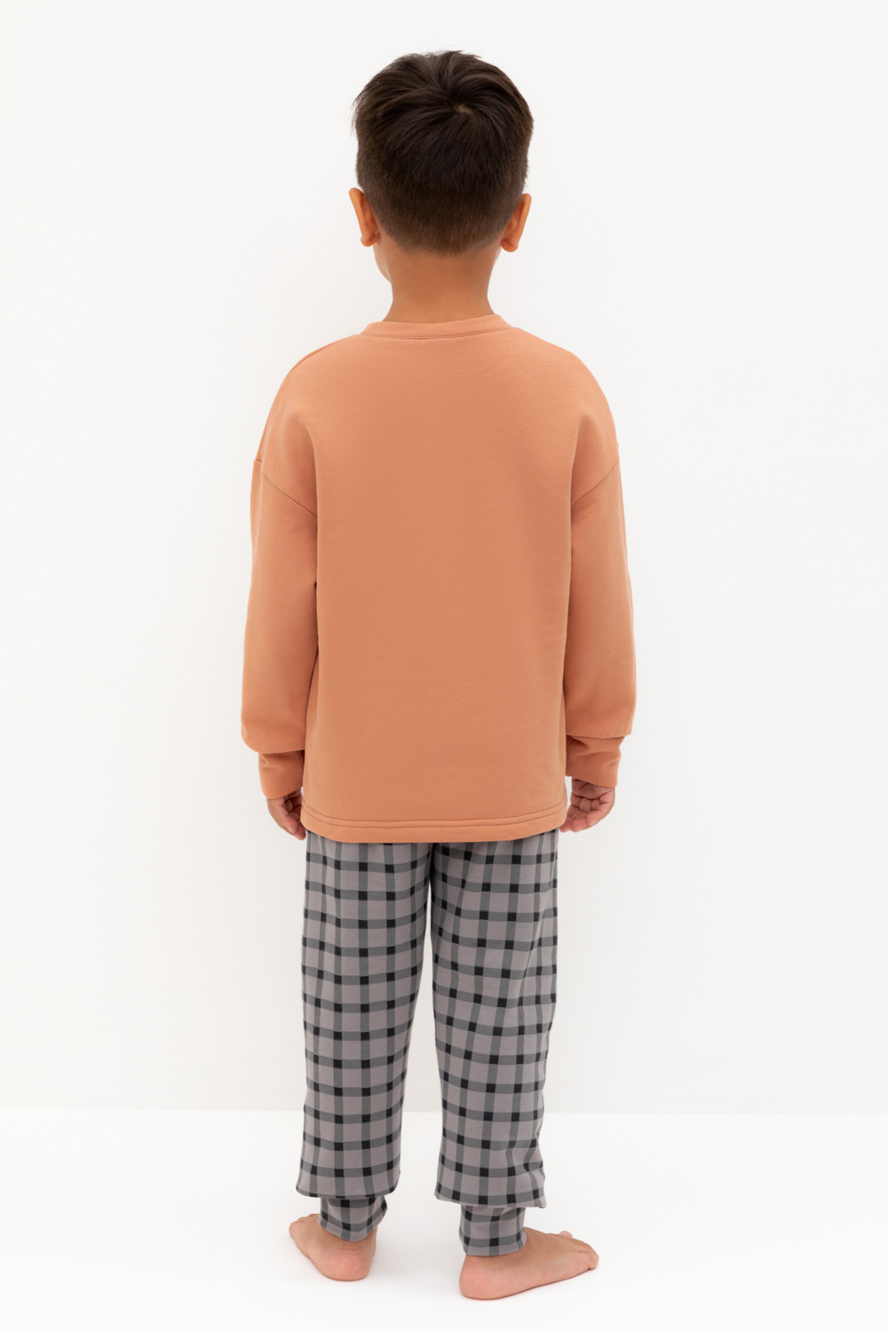 Пижама для мальчика, артикул: К 1567, цвет: коричневый, фото 5