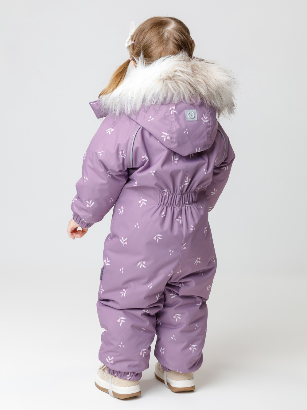 Комбинезоны утепленные для девочки, артикул: ВК 60116/н/13 Ал, цвет: бордовый, фото 5