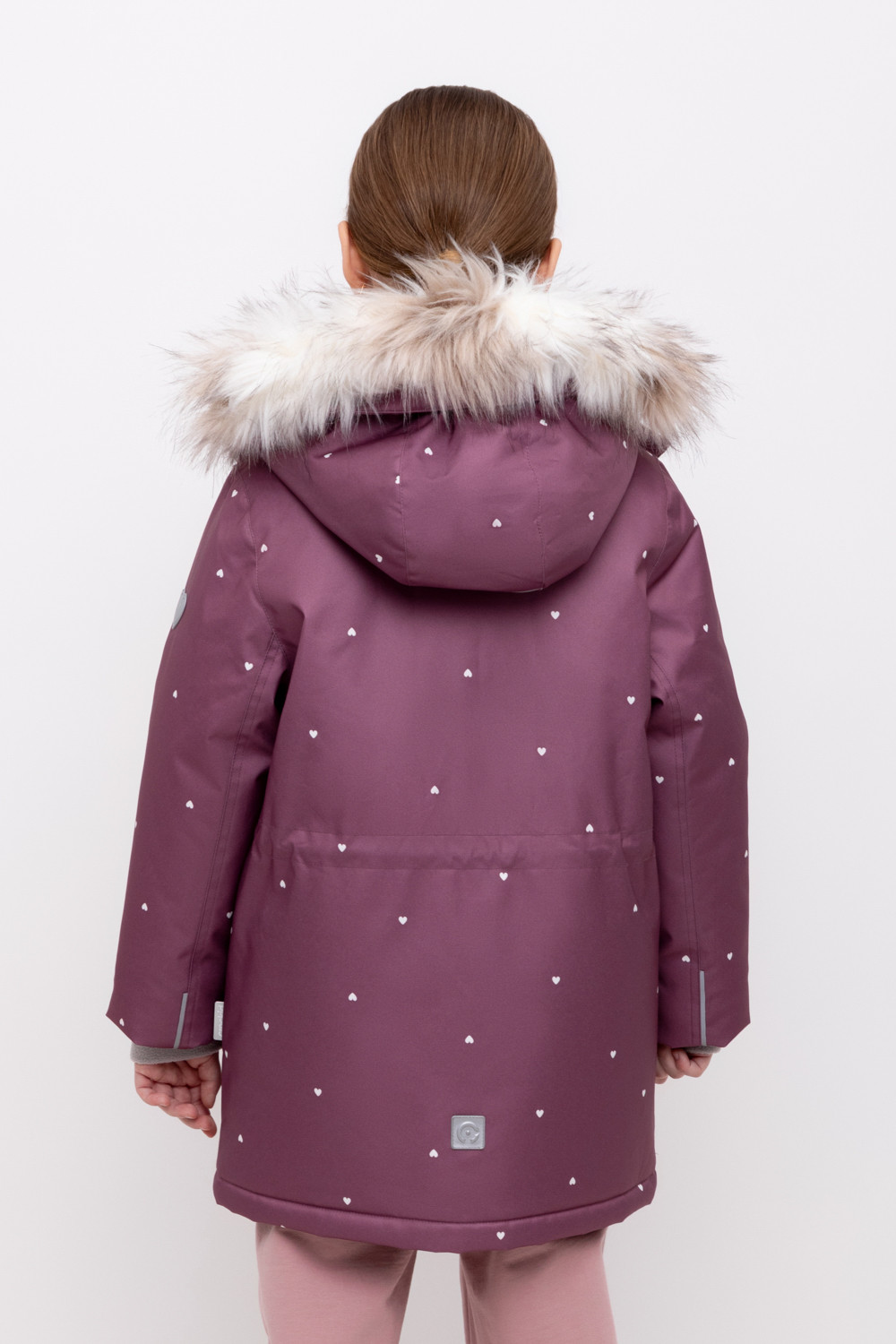 Куртка для девочки, артикул: ВК 38100/н/1 ГР, цвет: фиолетовый, фото 5
