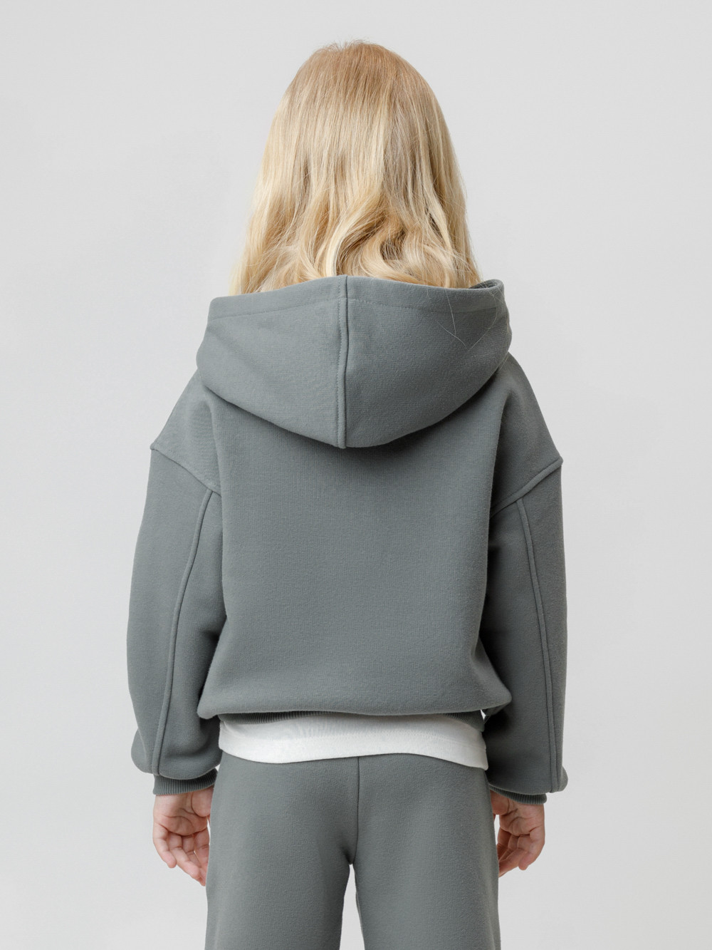 Худи для девочки, артикул: КР 302815, цвет: зеленый, фото 5