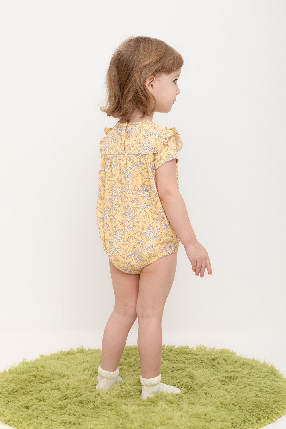 Полукомбинезон для девочки, артикул: КР 6461, цвет: желтый, фото 5