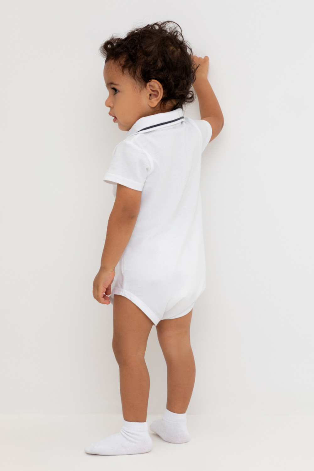 Полукомбинезон для мальчика, артикул: КР 6464, цвет: белый, фото 5