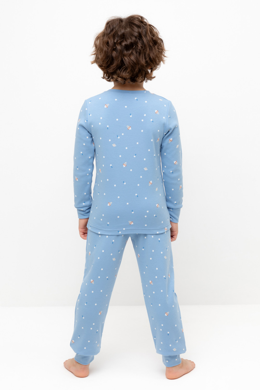 Пижама для мальчика, артикул: К 1621, цвет: голубой, фото 5