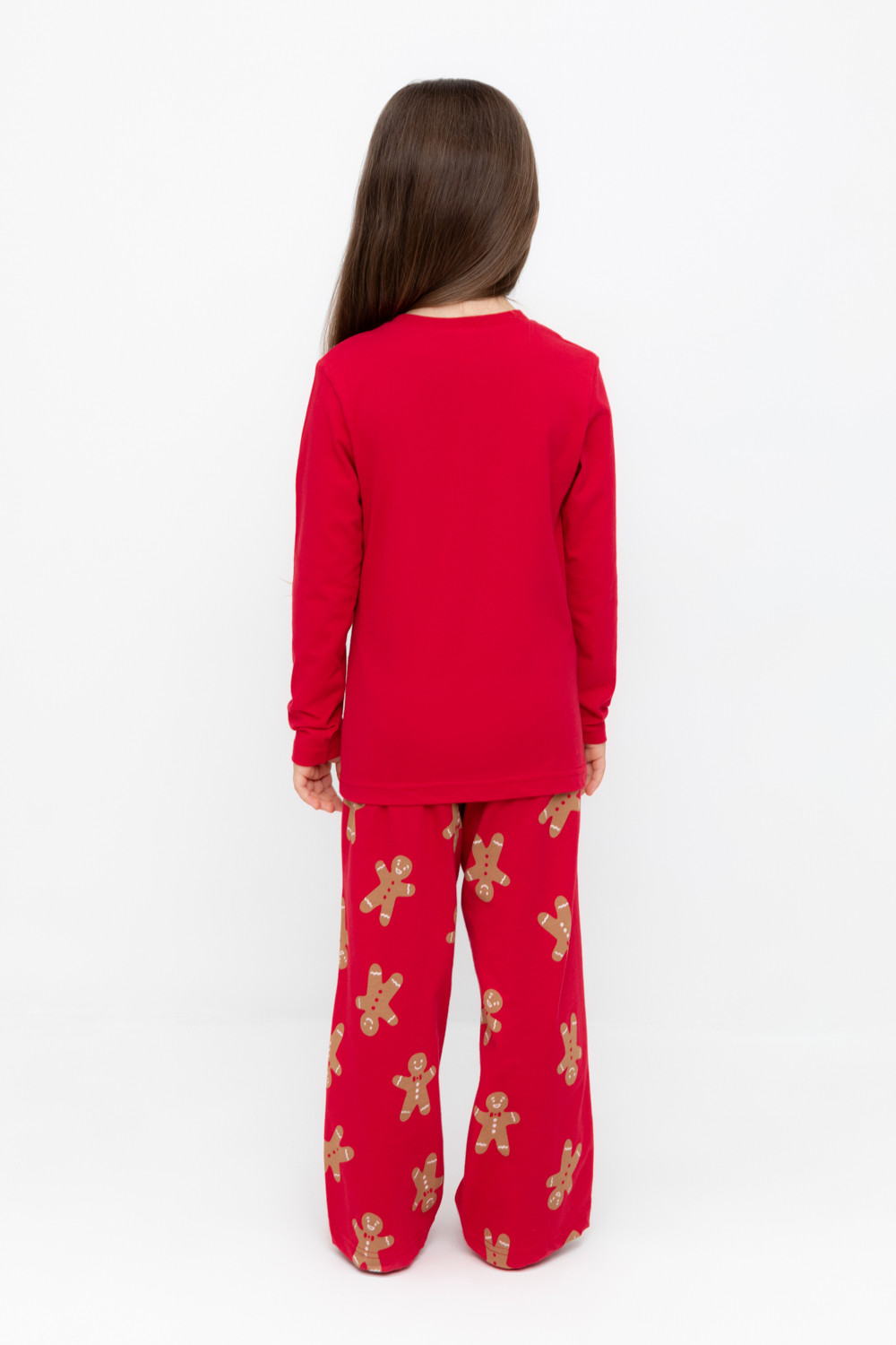 Пижама для девочки, артикул: К 1623, цвет: красный, фото 5