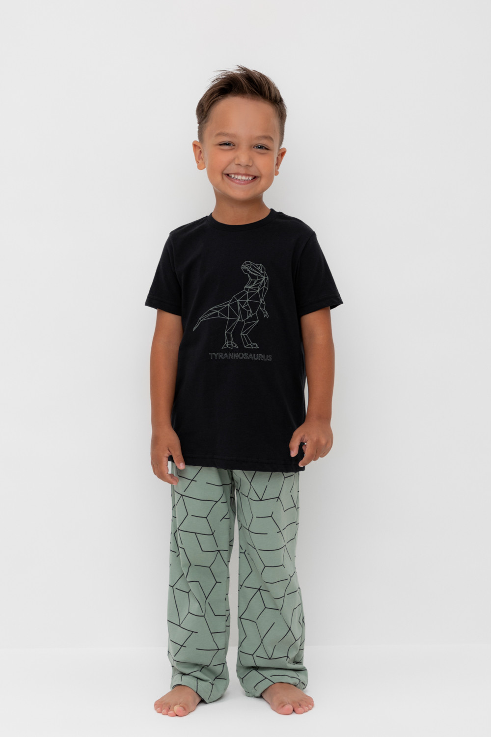 Пижама для мальчика, артикул: К 1599, цвет: черный3, фото 5